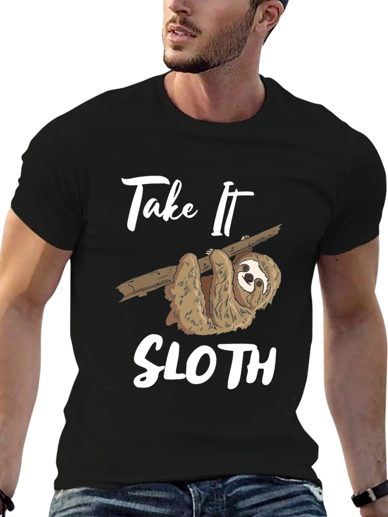 Take it Sloth T-Shirt Funny Lazy Animal Tee