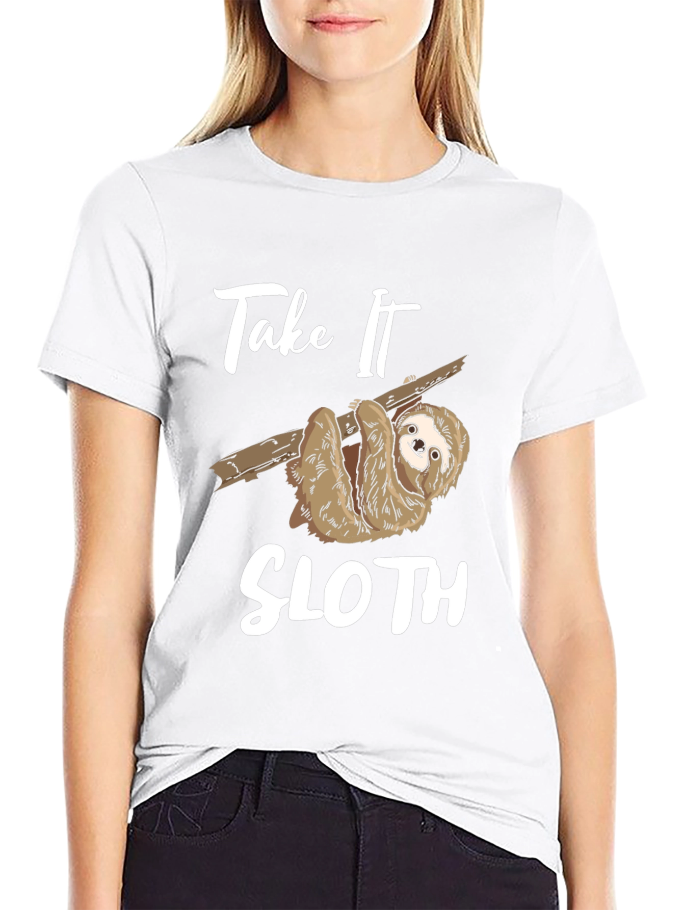 Take it Sloth T-Shirt Funny Lazy Animal Tee