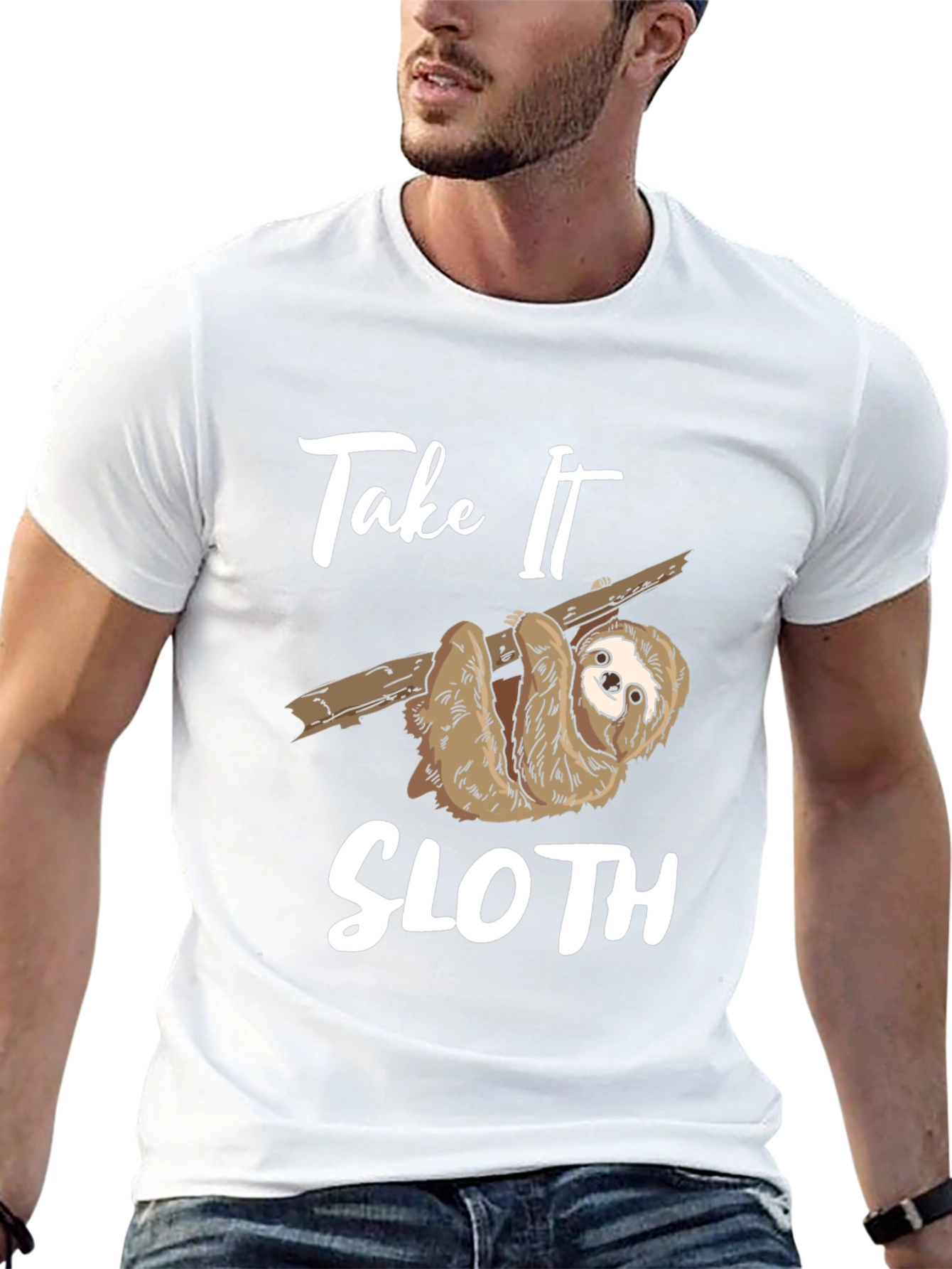 Take it Sloth T-Shirt Funny Lazy Animal Tee