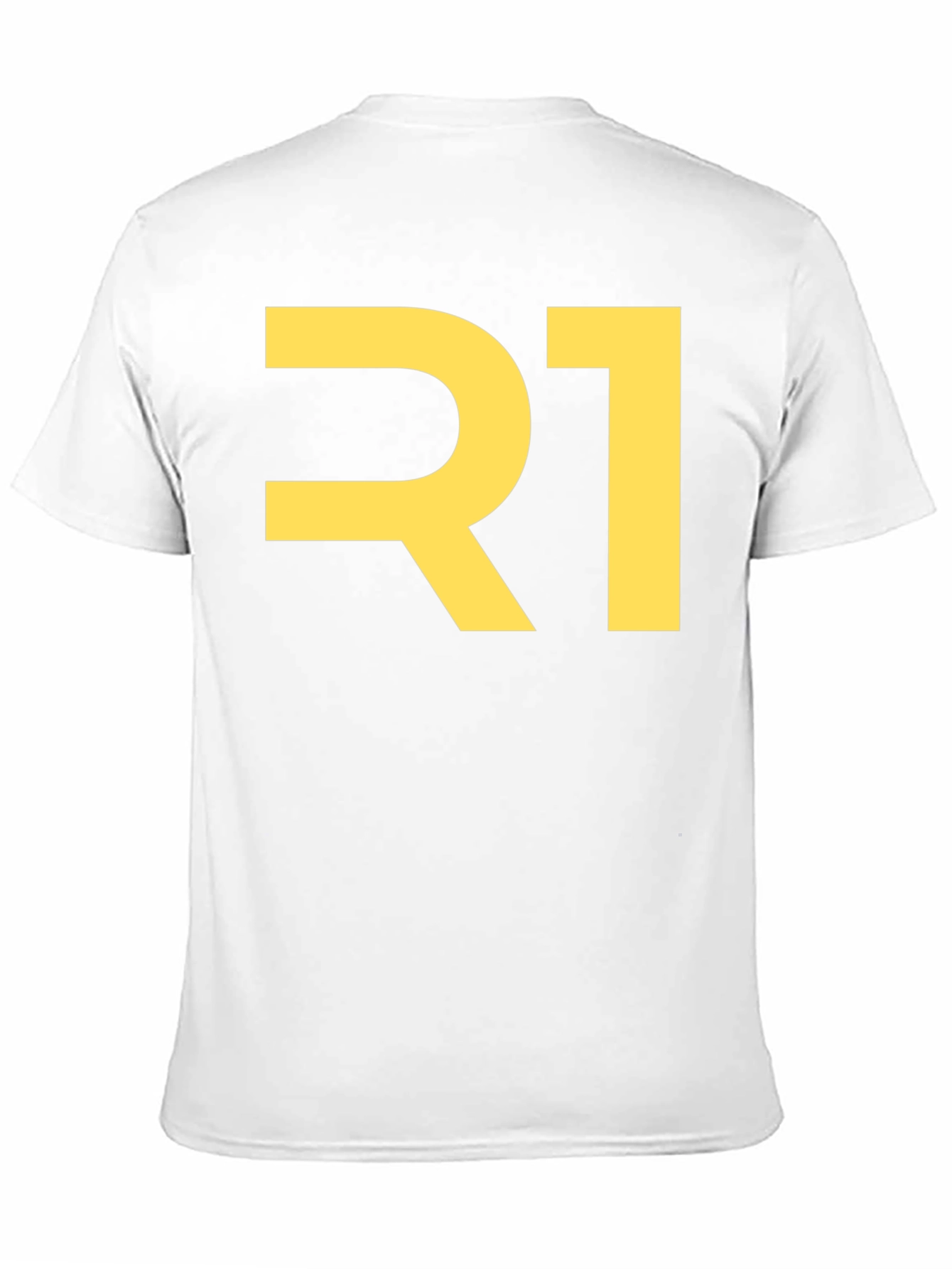 Bold R1 Graphic Tee - Black Cotton Blend