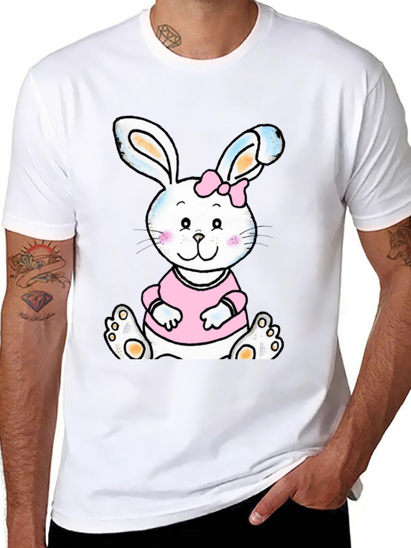 Cute Bunny T-Shirt - Easter Style
