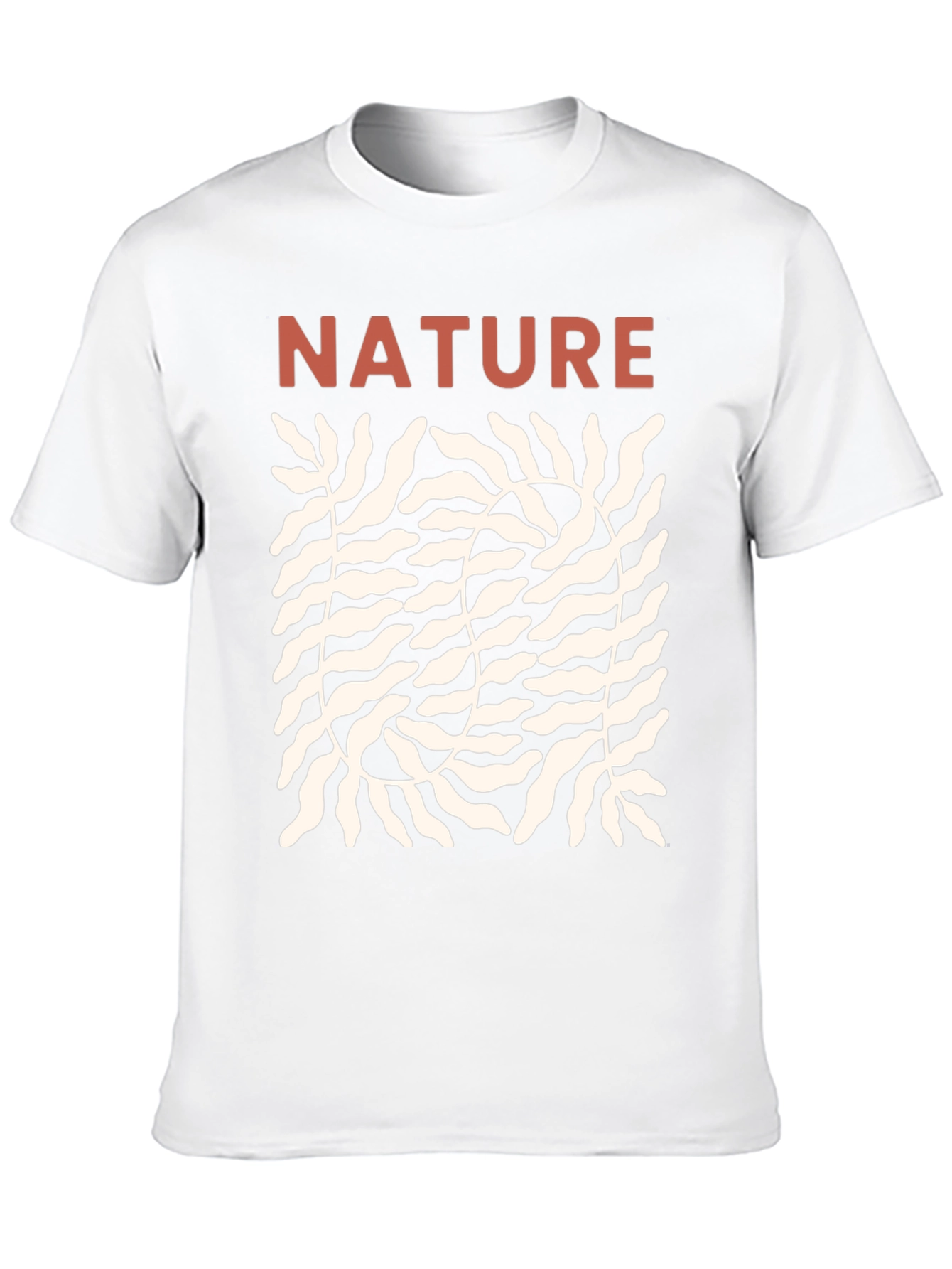 Nature Graphic Print Black T-Shirt