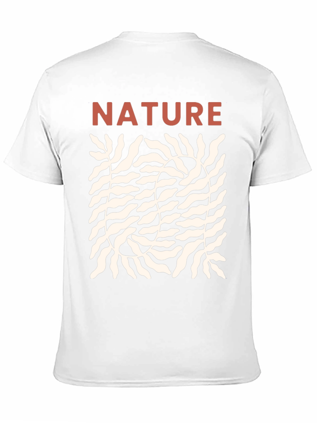 Nature Graphic Print Black T-Shirt