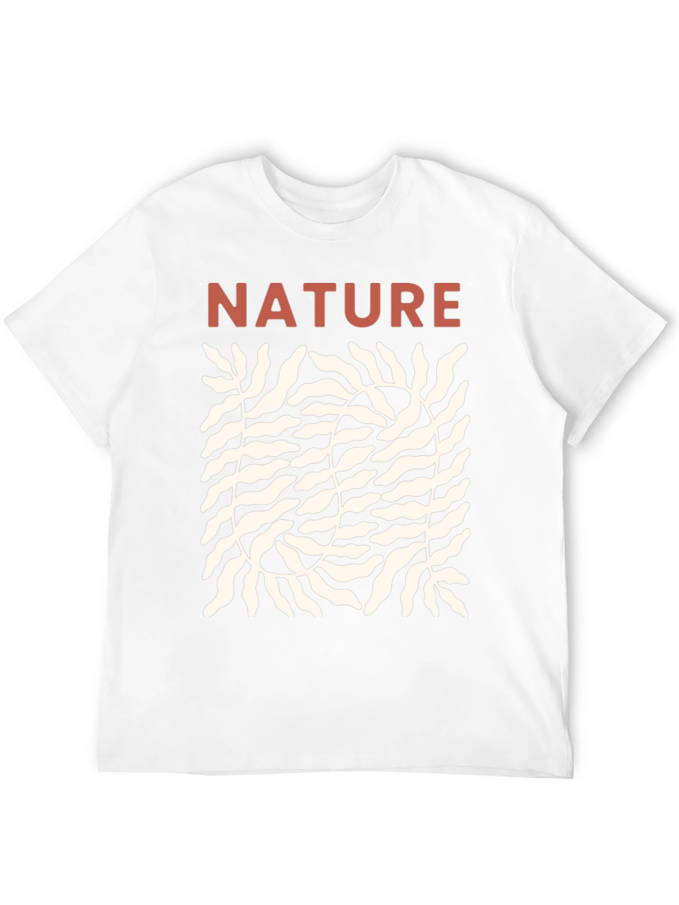 Nature Graphic Print Black T-Shirt