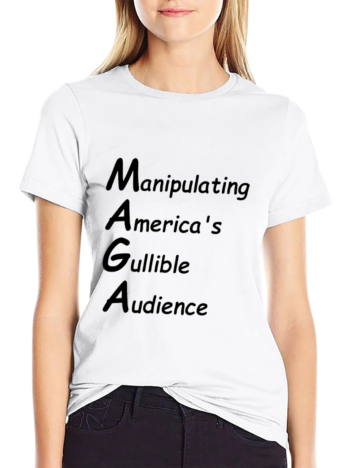 MAGA Manipulating Audience T-Shirt