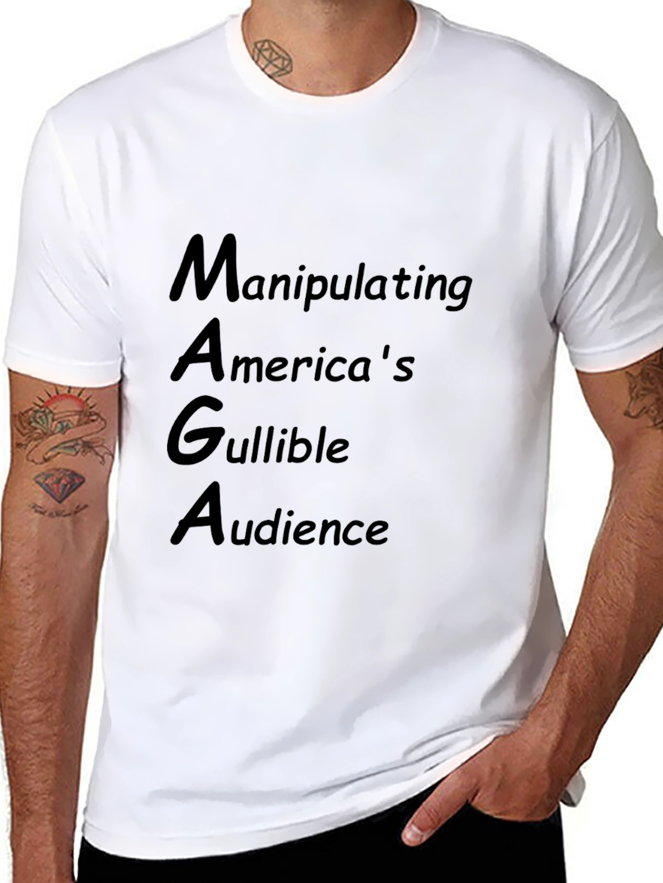 MAGA Manipulating Audience T-Shirt