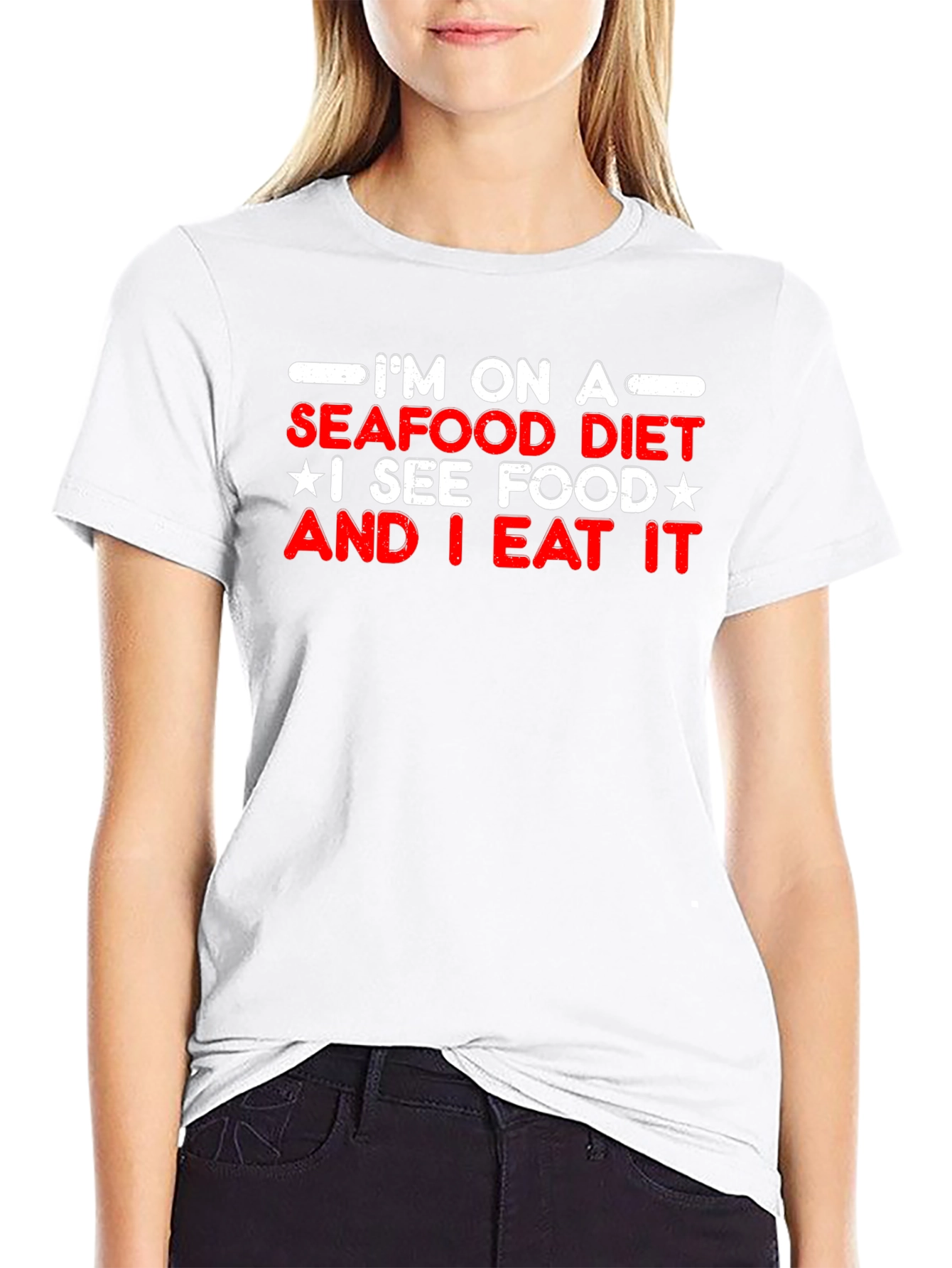 Seafood Diet Graphic Tee - Eat What You See!