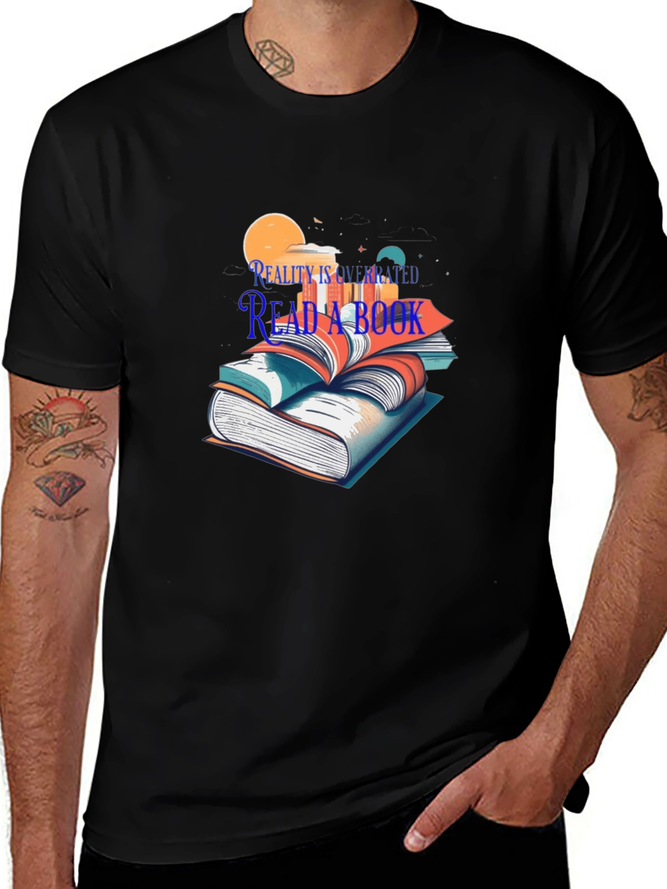 Reality is Overrated Read a Book T-Shirt