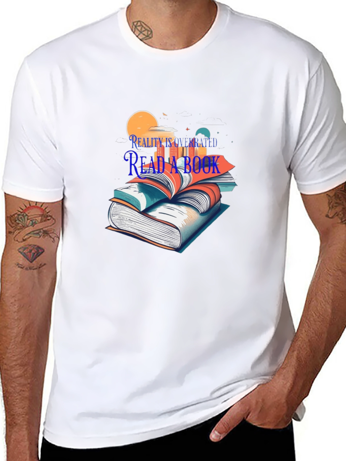 Reality is Overrated Read a Book T-Shirt