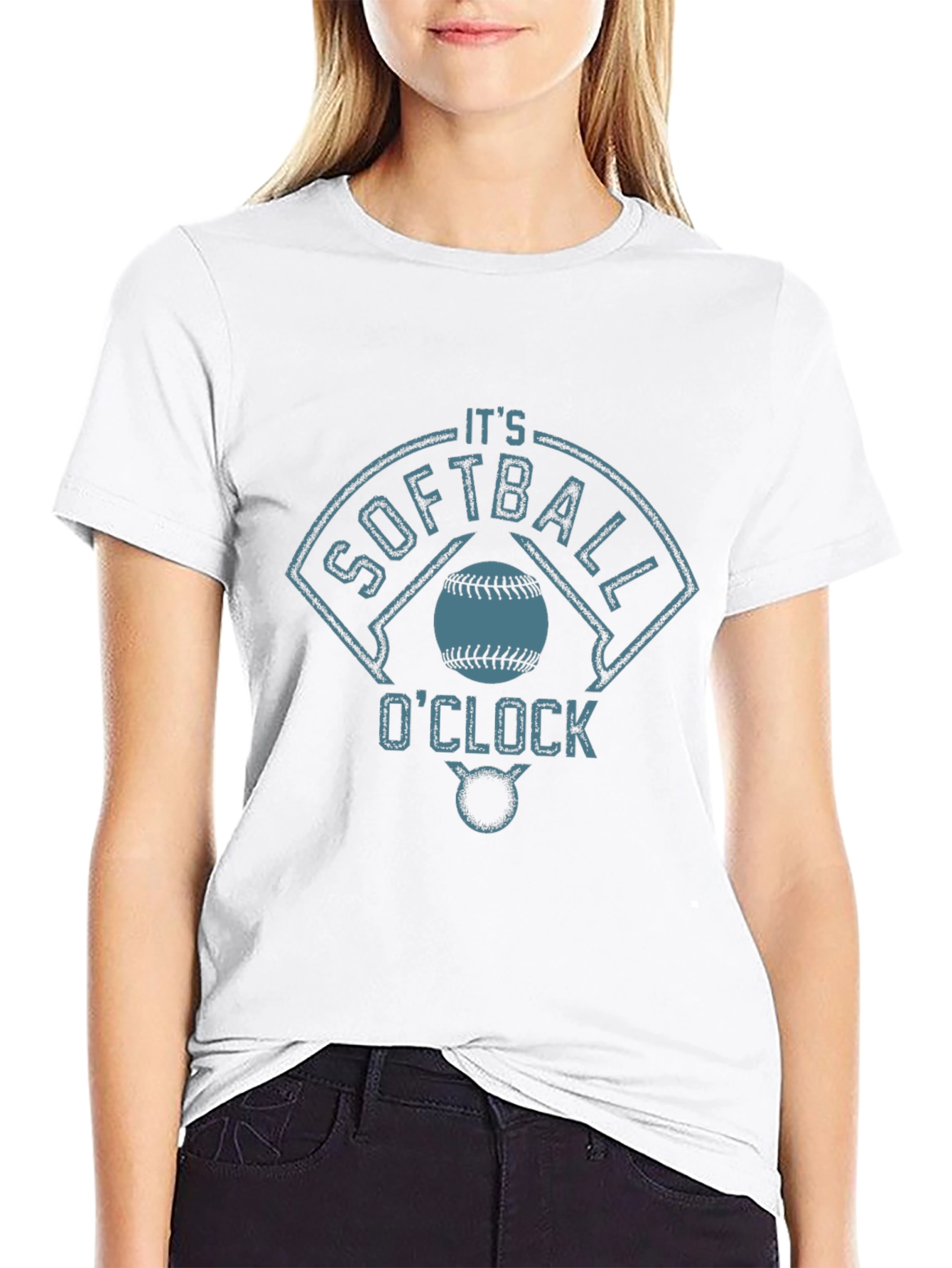 Softball OClock Mens Graphic Tee