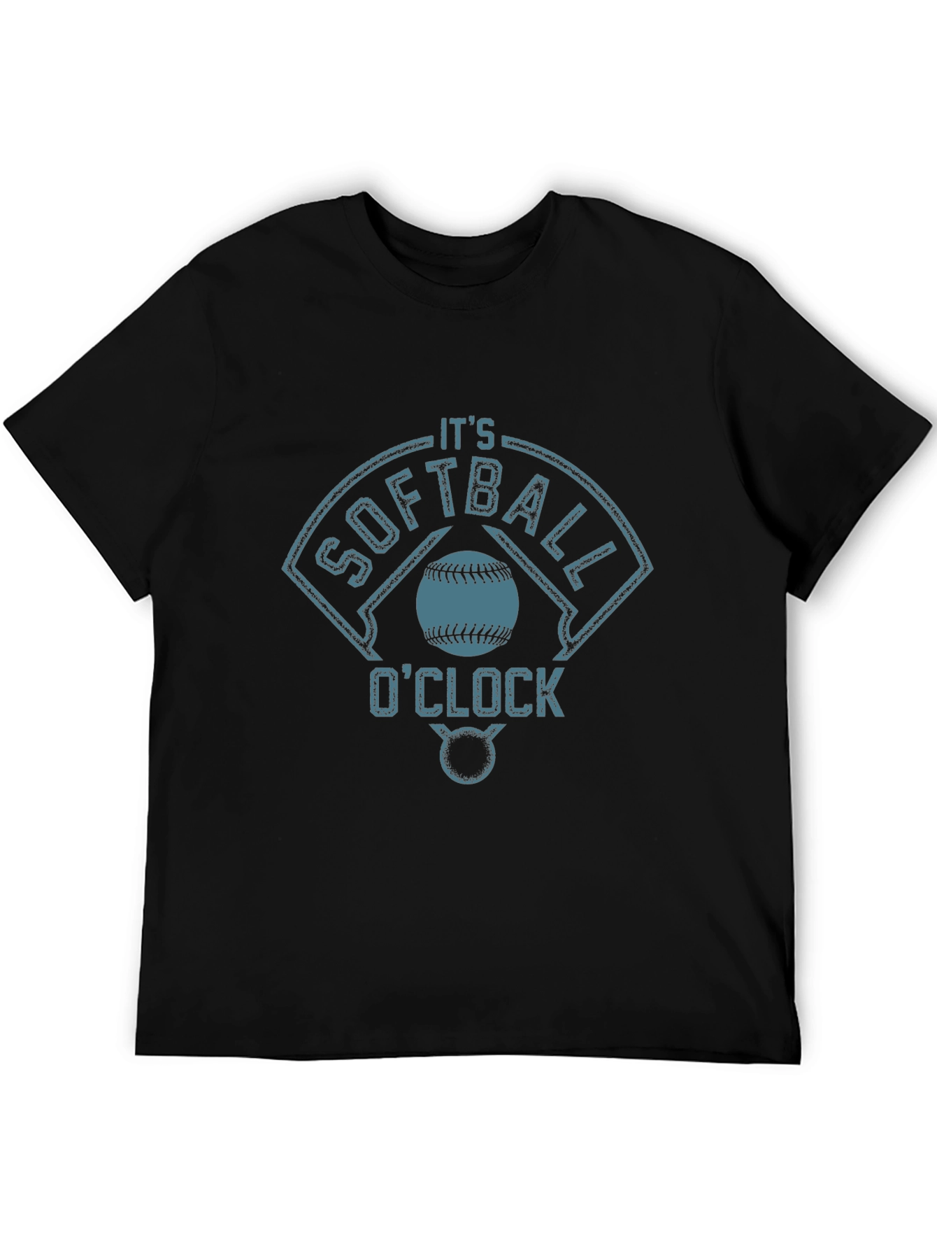 Softball OClock Mens Graphic Tee