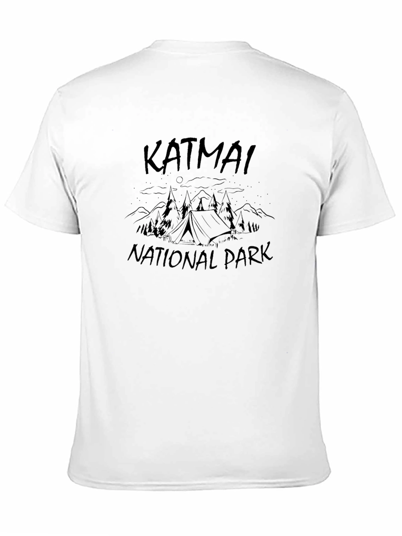 Katmai National Park Graphic T-Shirt - Black