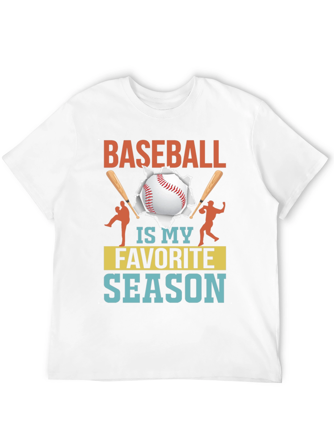 Baseball Is My Favorite Season Graphic Tee
