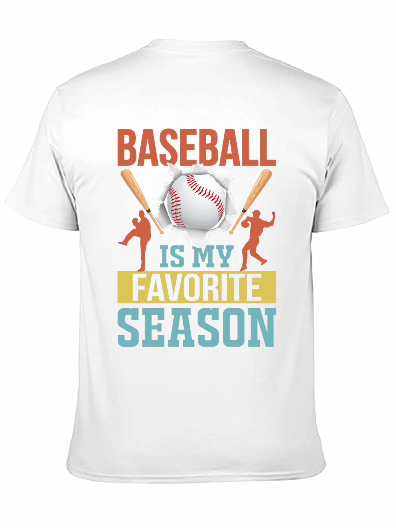 Baseball Is My Favorite Season Graphic Tee