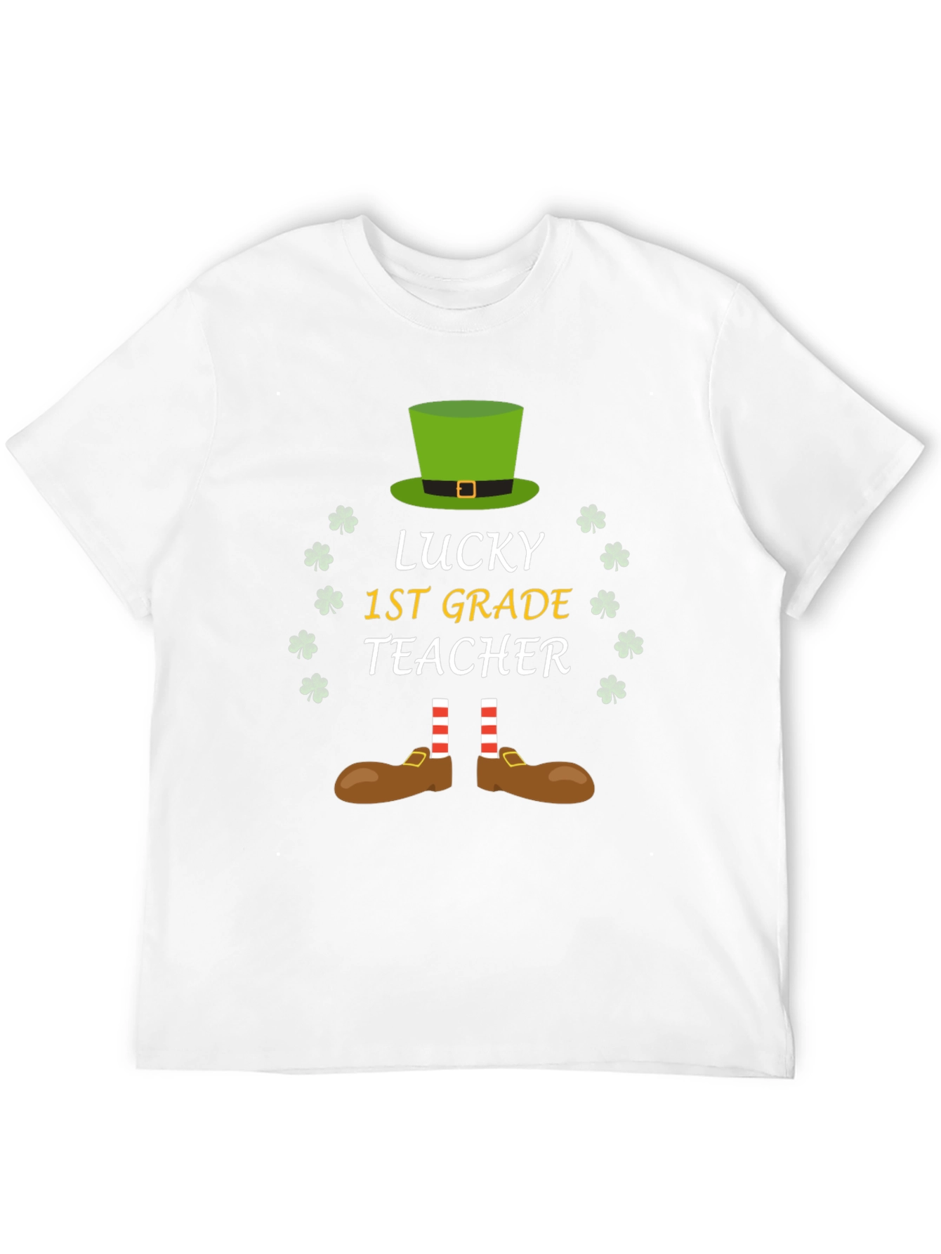 Lucky 1st Grade Teacher St. Patricks Day T-Shirt