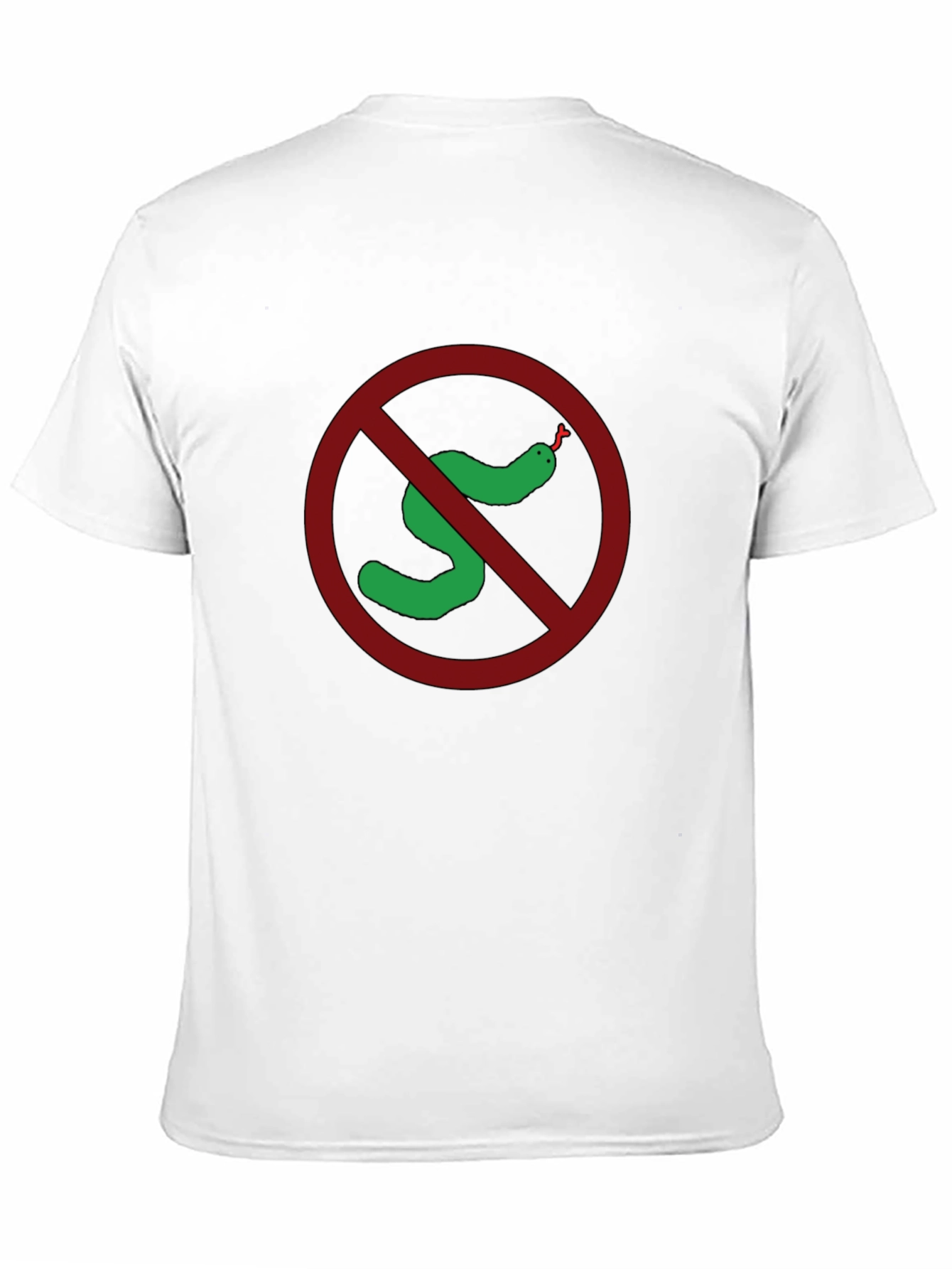No Snakes Black T-Shirt Funny Graphic Tee