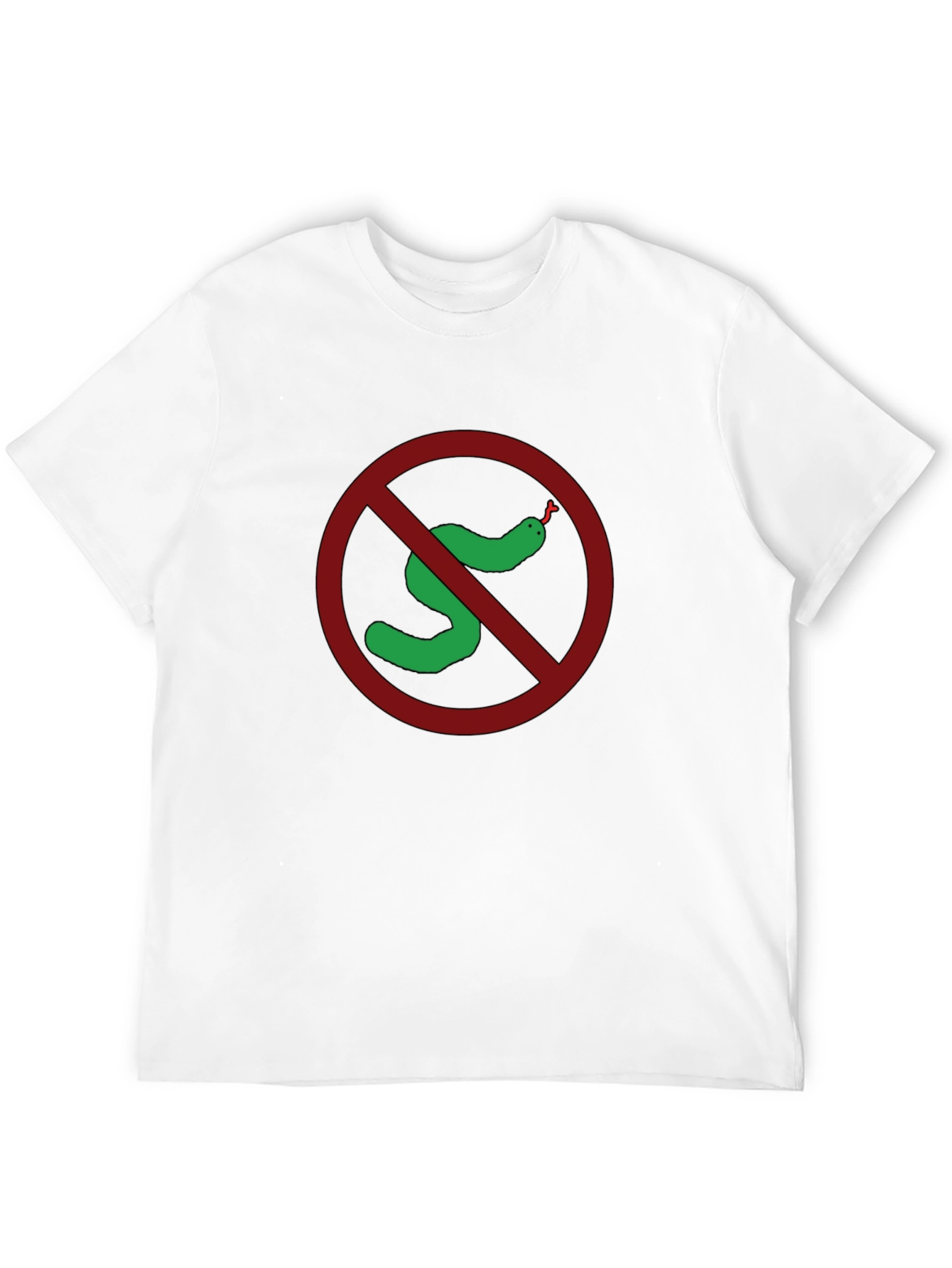 No Snakes Black T-Shirt Funny Graphic Tee