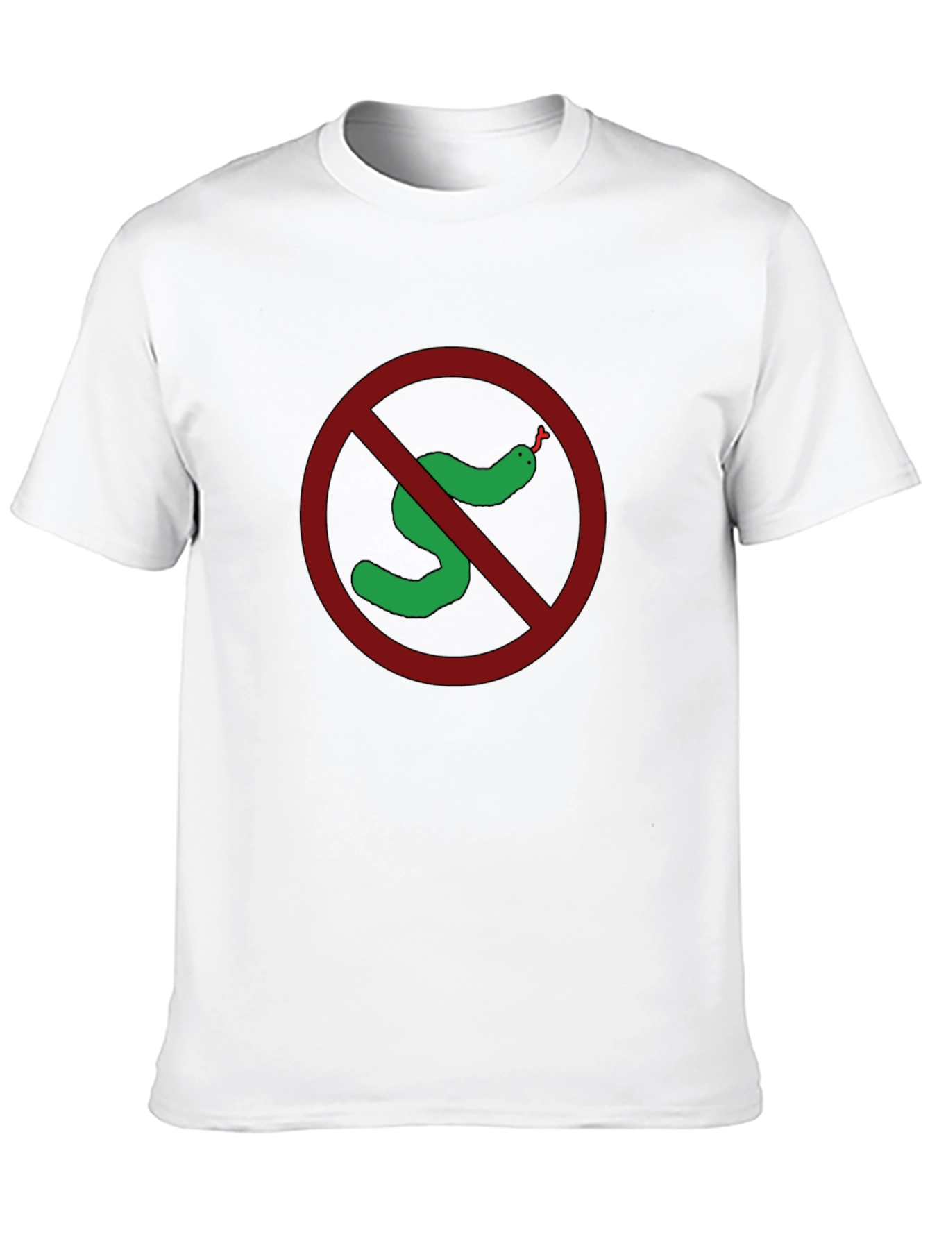 No Snakes Black T-Shirt Funny Graphic Tee