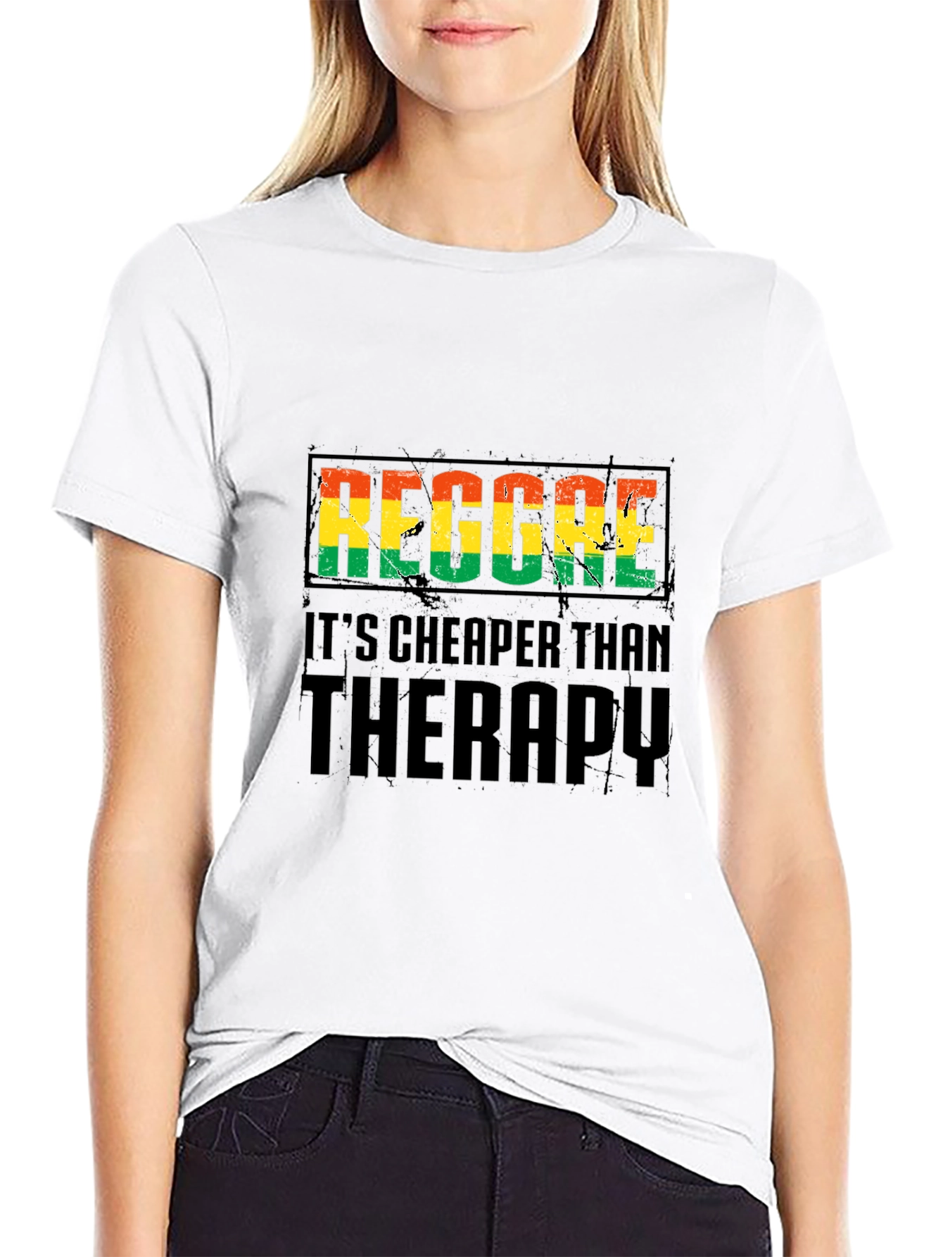 Reggae Therapy Black T-Shirt