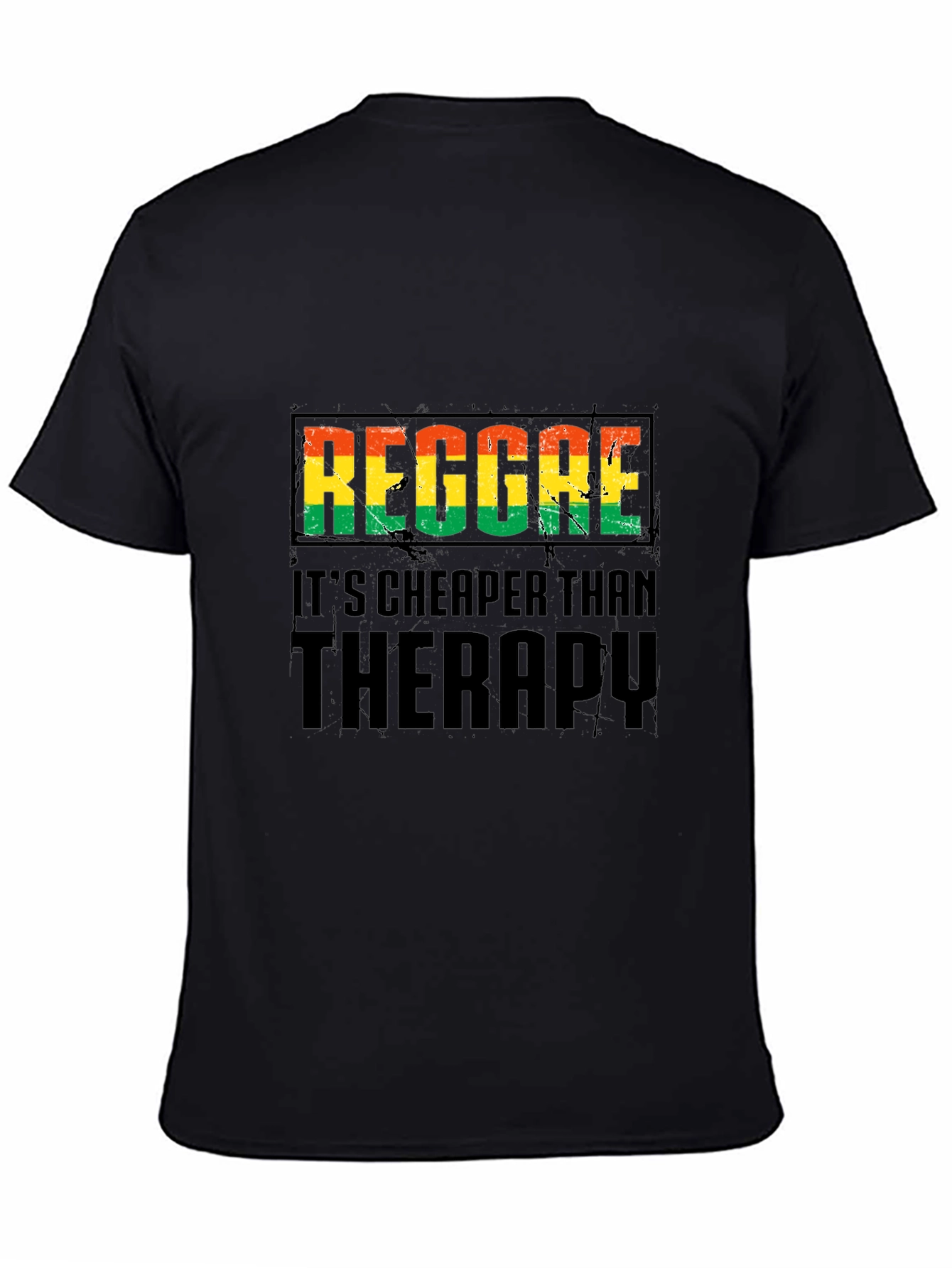 Reggae Therapy Black T-Shirt