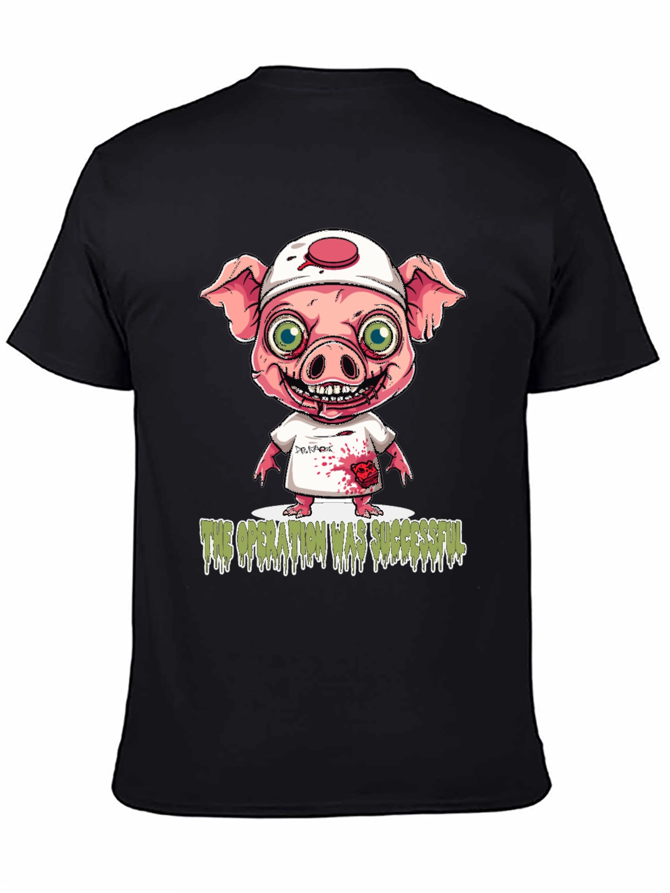 Operation Successful Pig Doctor Graphic T-Shirt