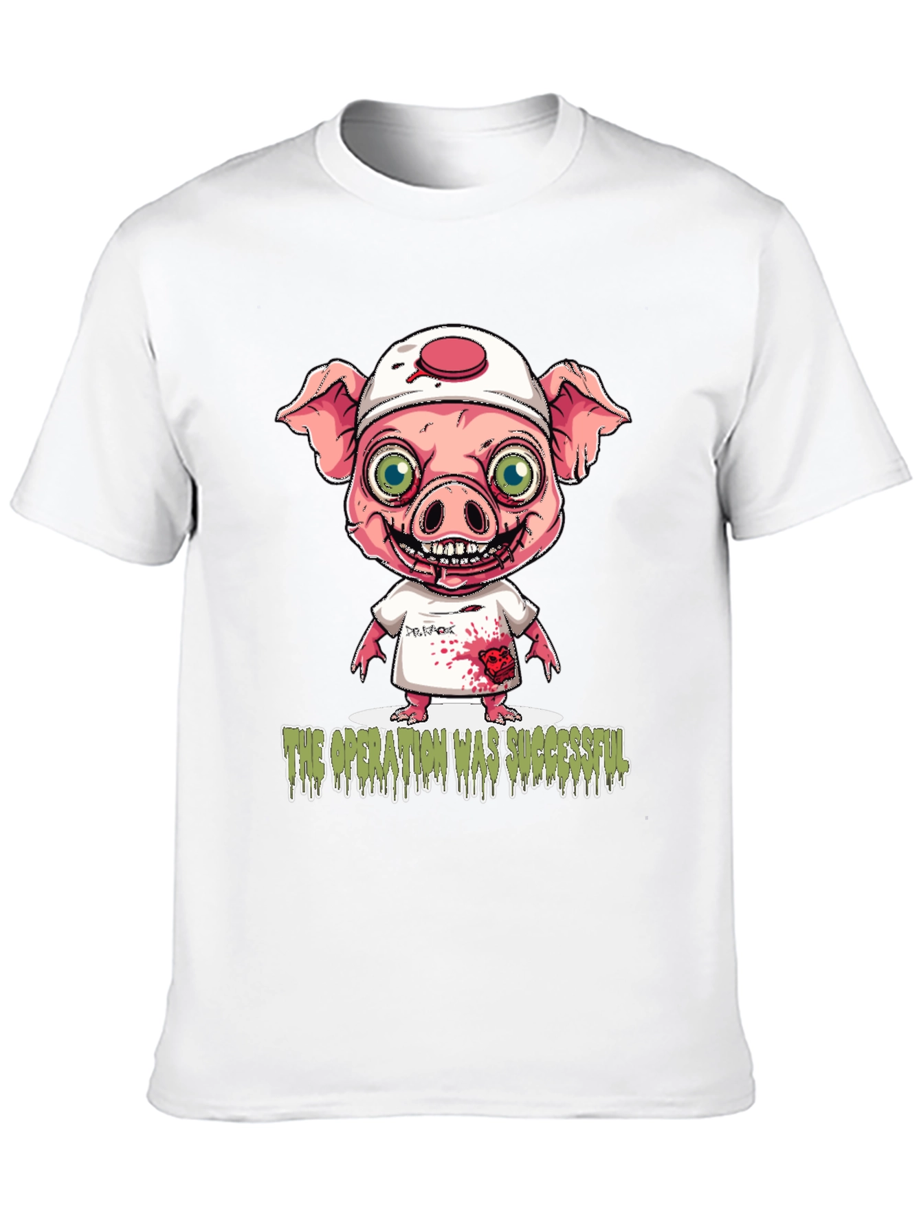 Operation Successful Pig Doctor Graphic T-Shirt