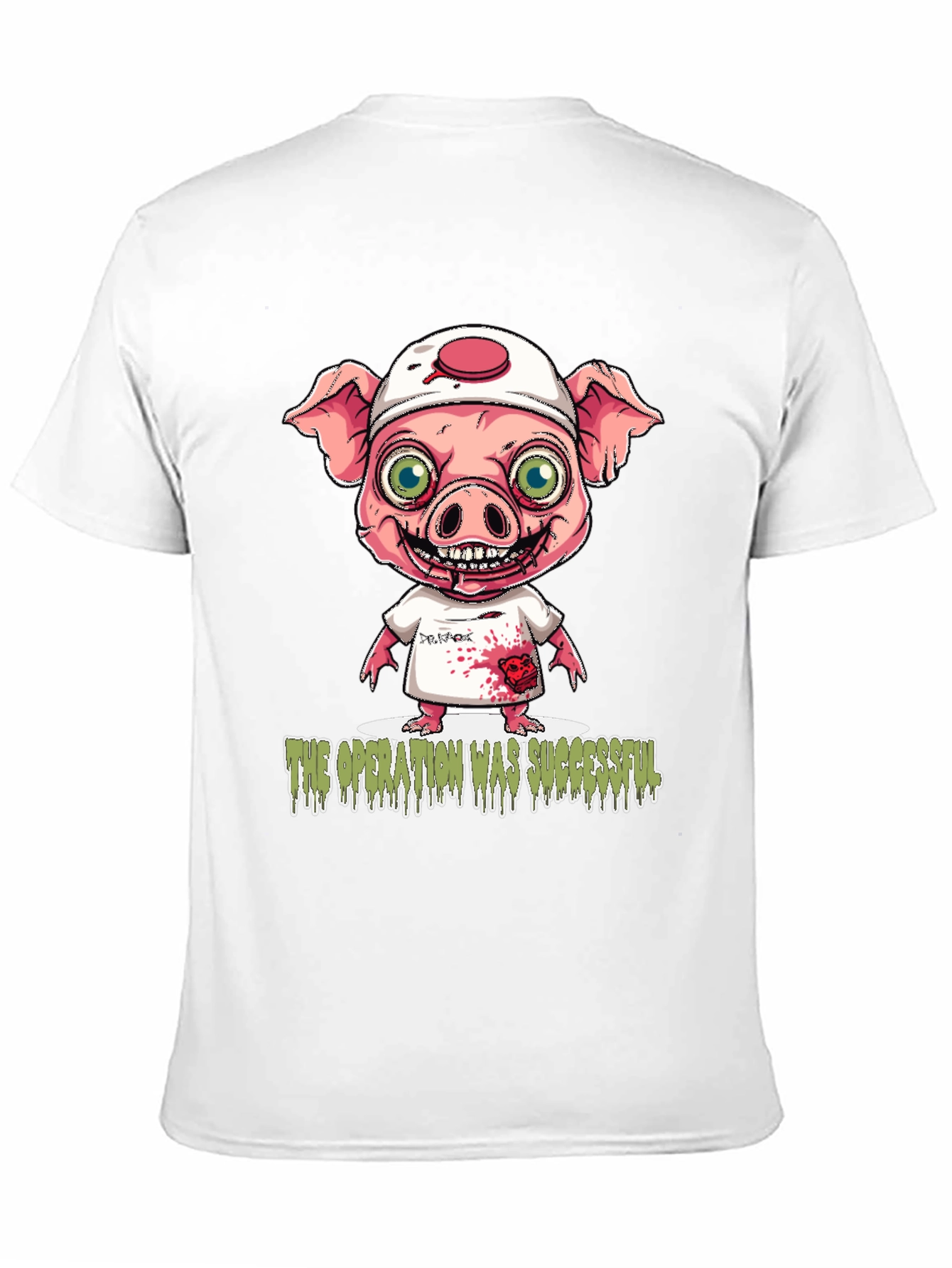 Operation Successful Pig Doctor Graphic T-Shirt