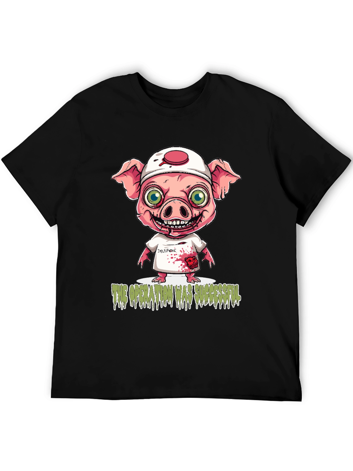 Operation Successful Pig Doctor Graphic T-Shirt