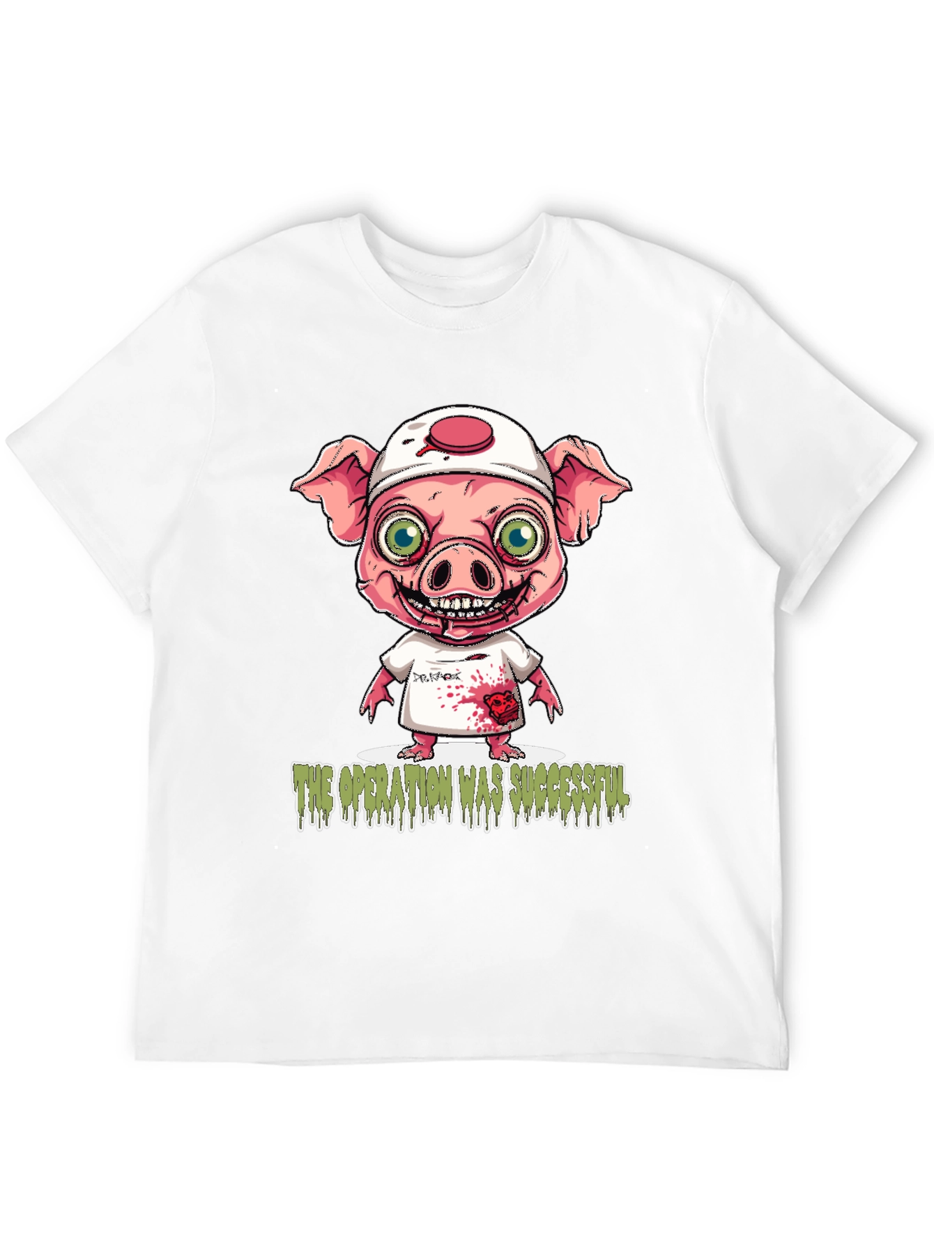 Operation Successful Pig Doctor Graphic T-Shirt
