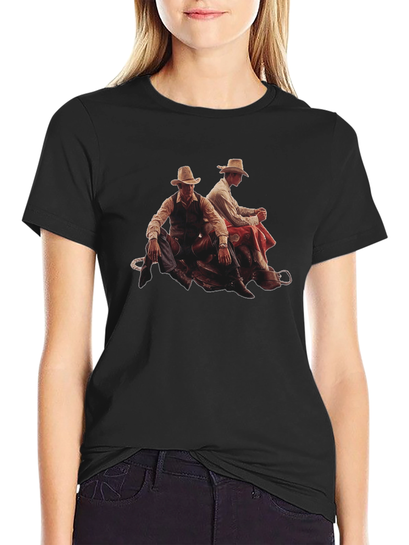 Cowboy Graphic Tee - Western Style T-Shirt