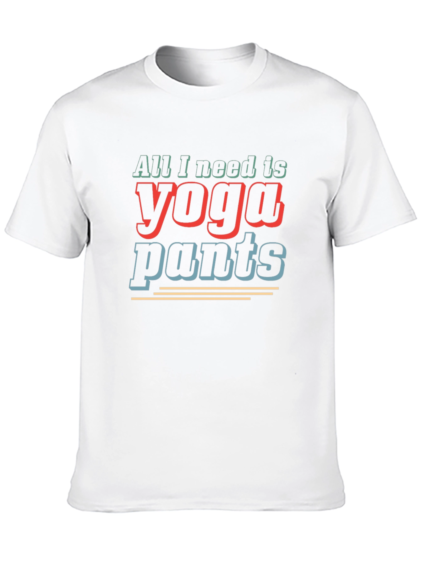 Yoga Pants Graphic Tee - Mens Black T-Shirt