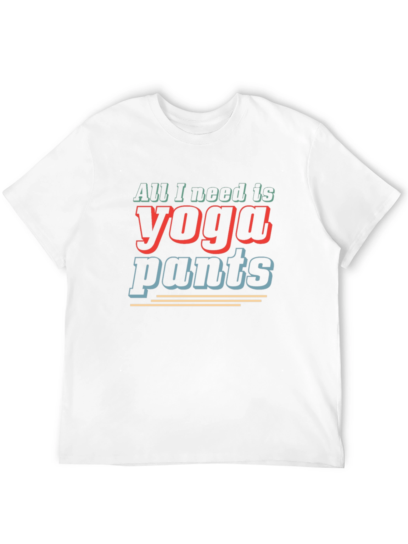 Yoga Pants Graphic Tee - Mens Black T-Shirt