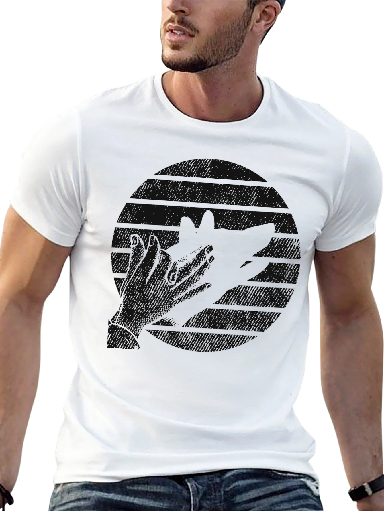 Shadow Puppet Graphic Tee - Black