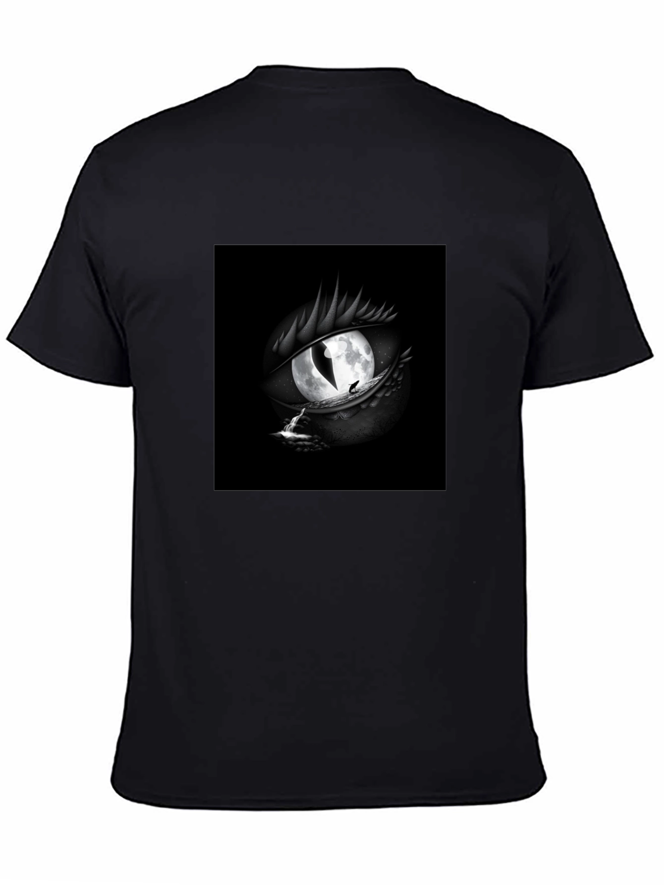 Dragon Eye Moon T-Shirt - Black