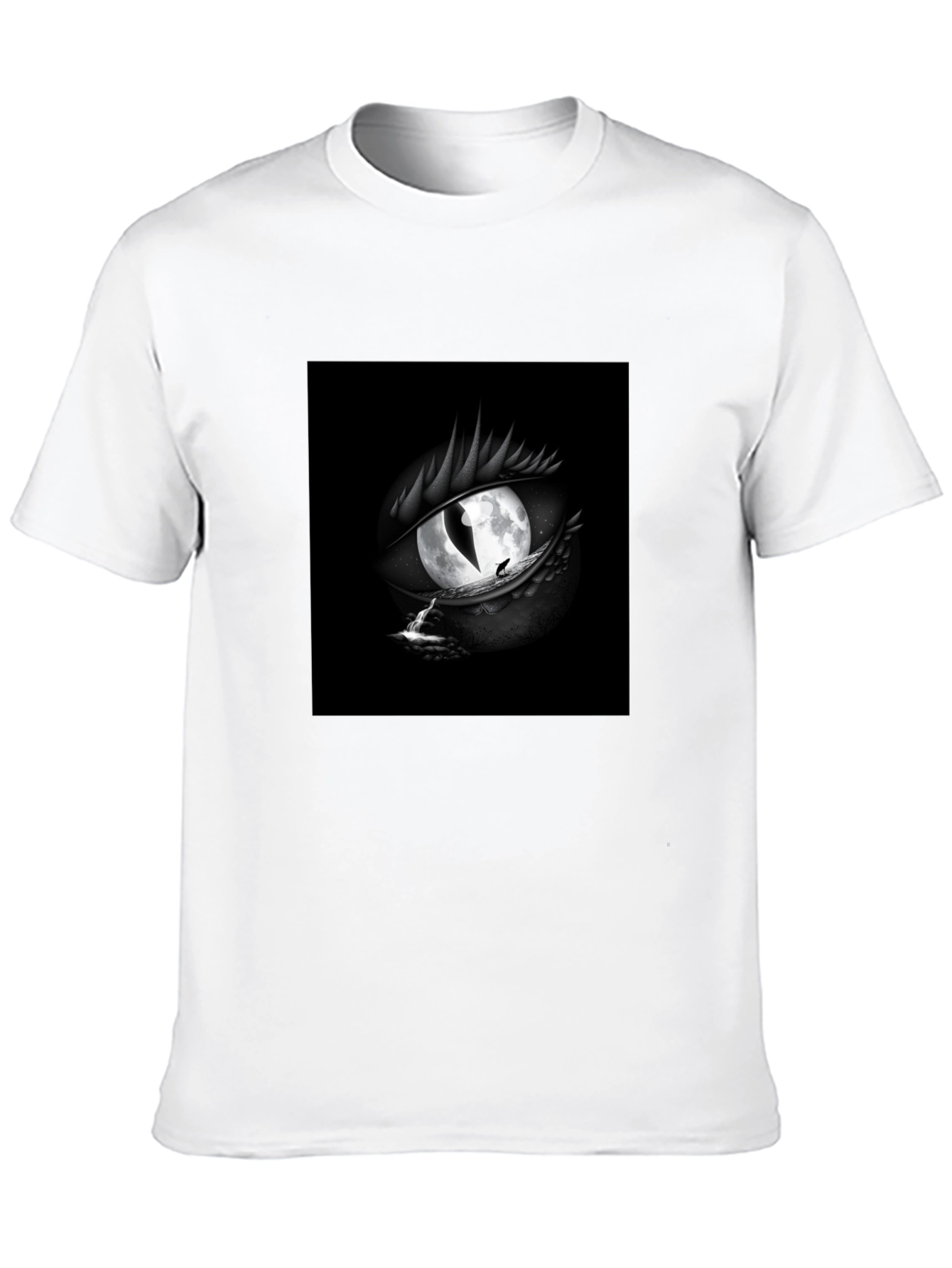 Dragon Eye Moon T-Shirt - Black
