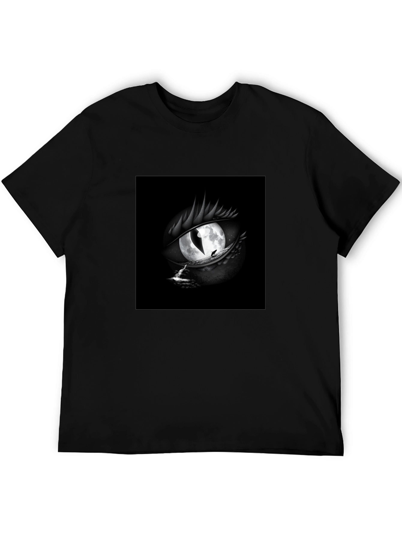 Dragon Eye Moon T-Shirt - Black
