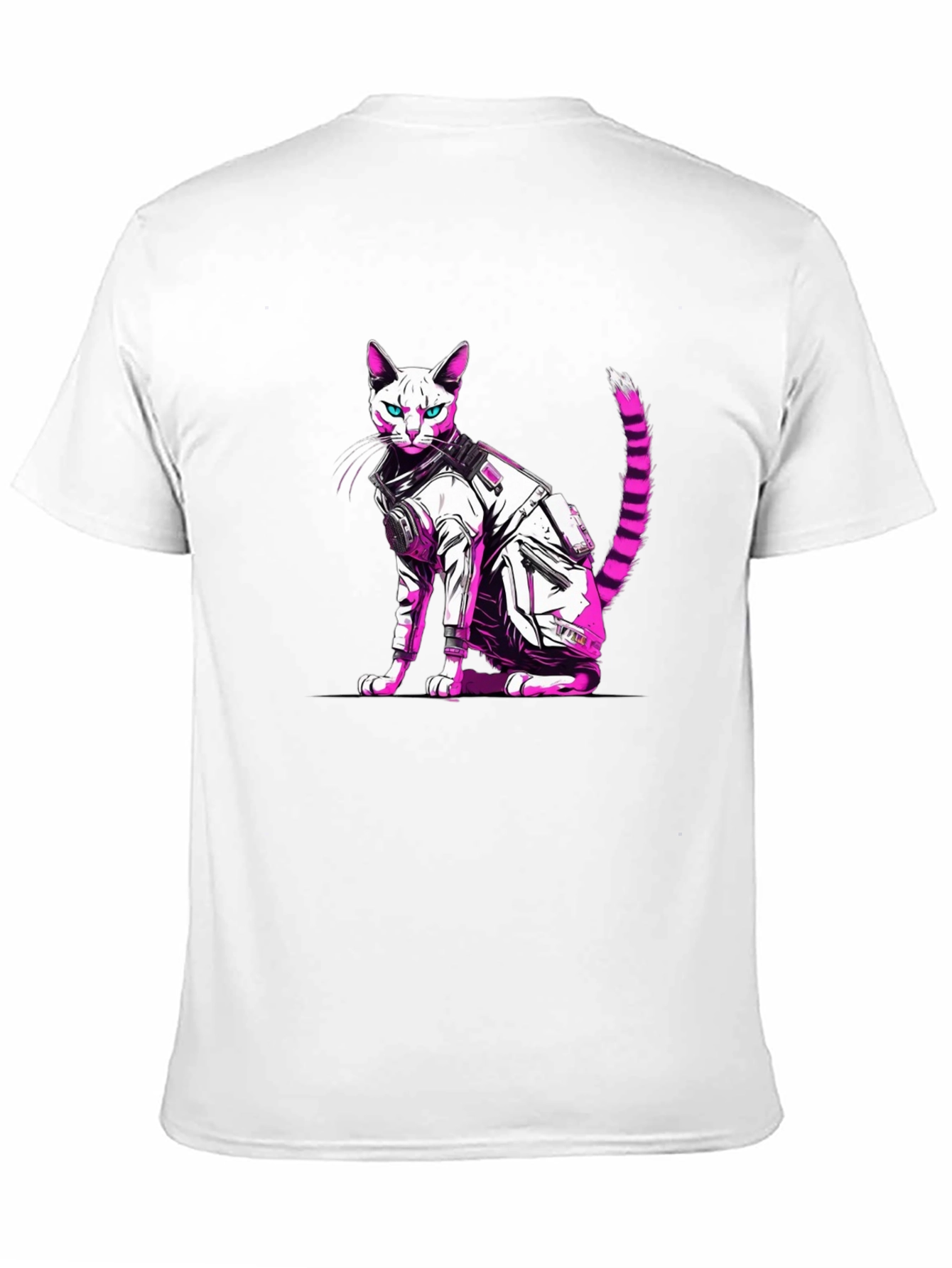 Cyberpunk Cat T-Shirt - Cool Graphic Tee