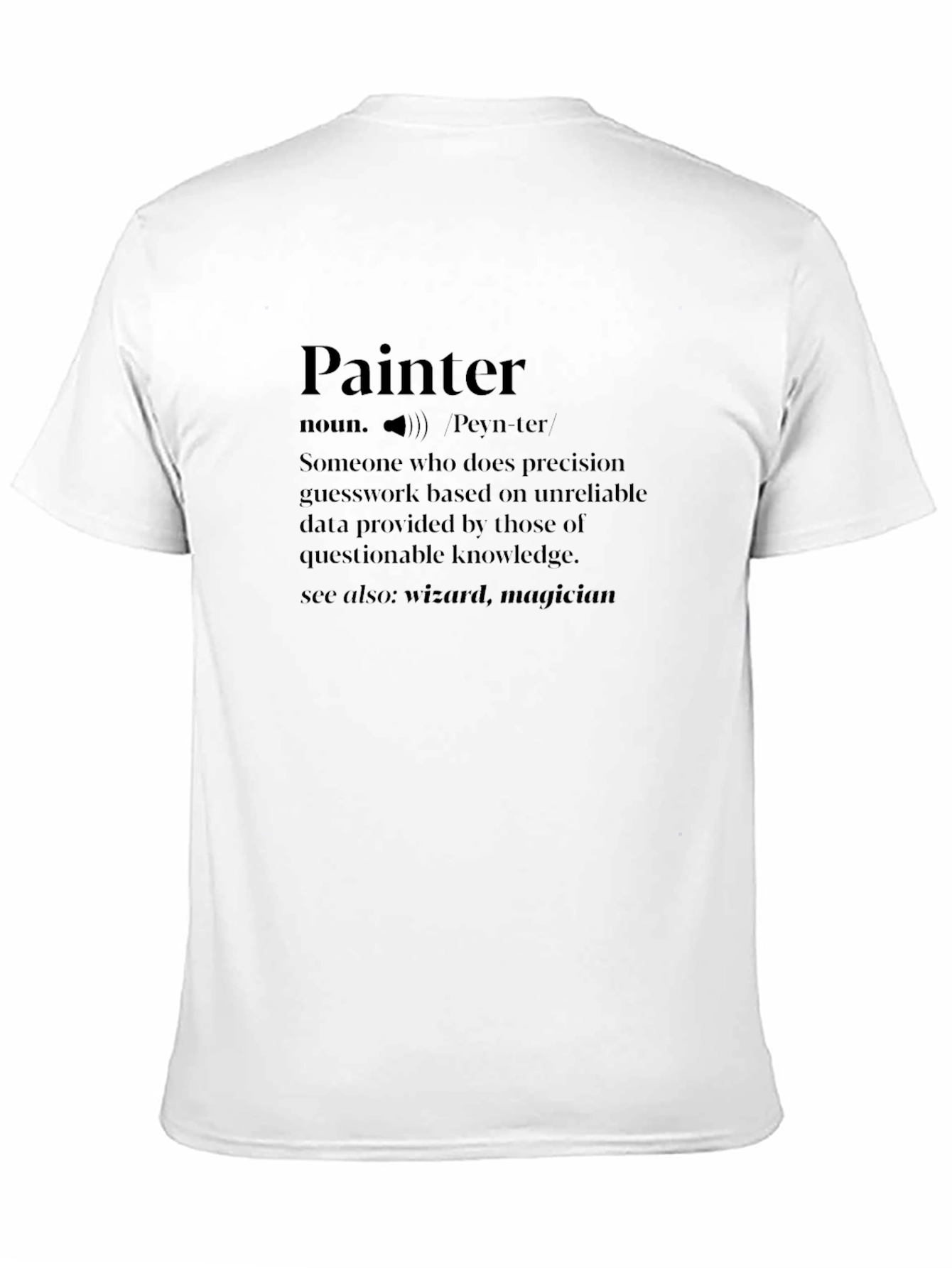 Painter Definition Novelty Graphic Tee