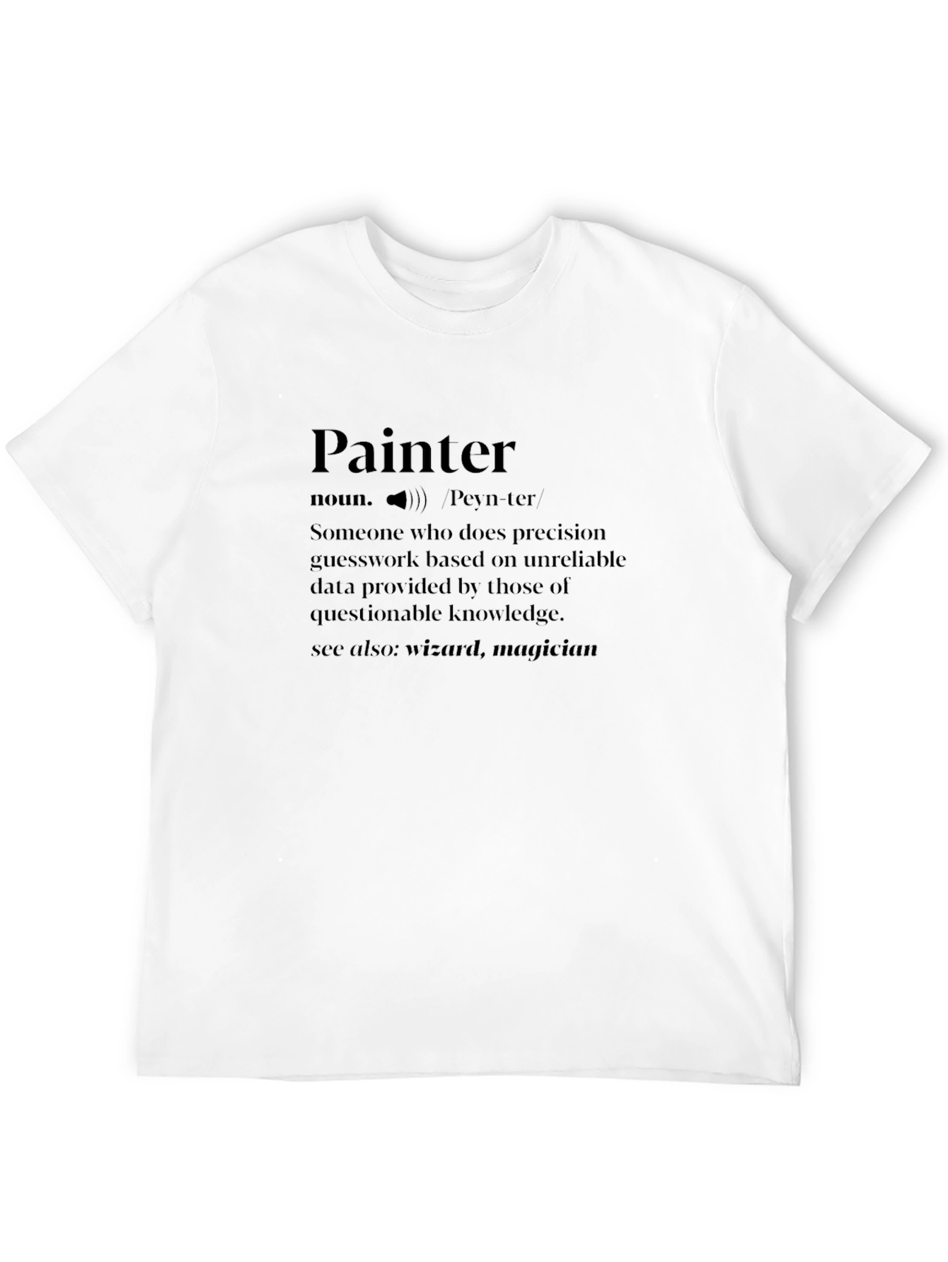 Painter Definition Novelty Graphic Tee