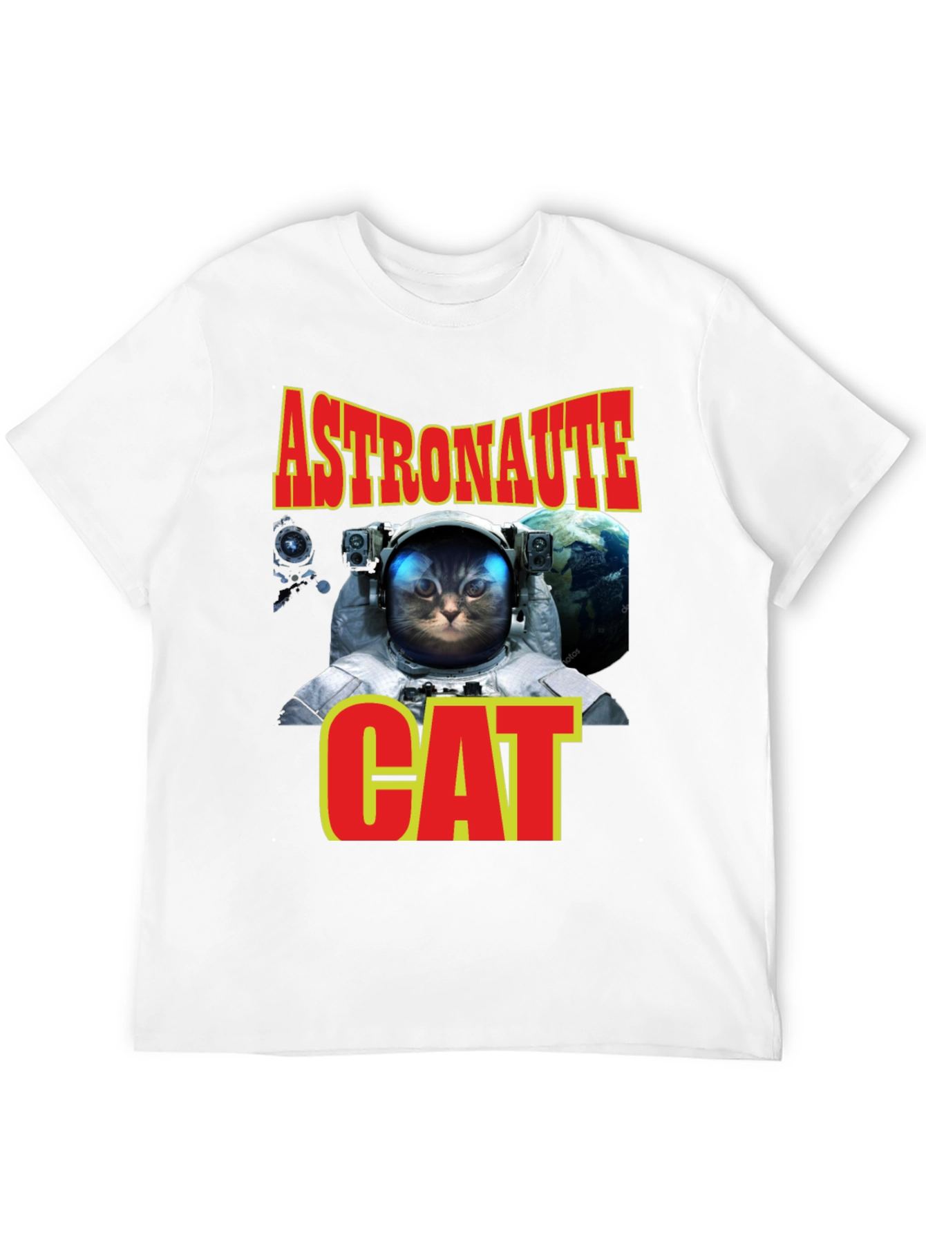 Astronaut Cat T-Shirt - Space Adventure Tee