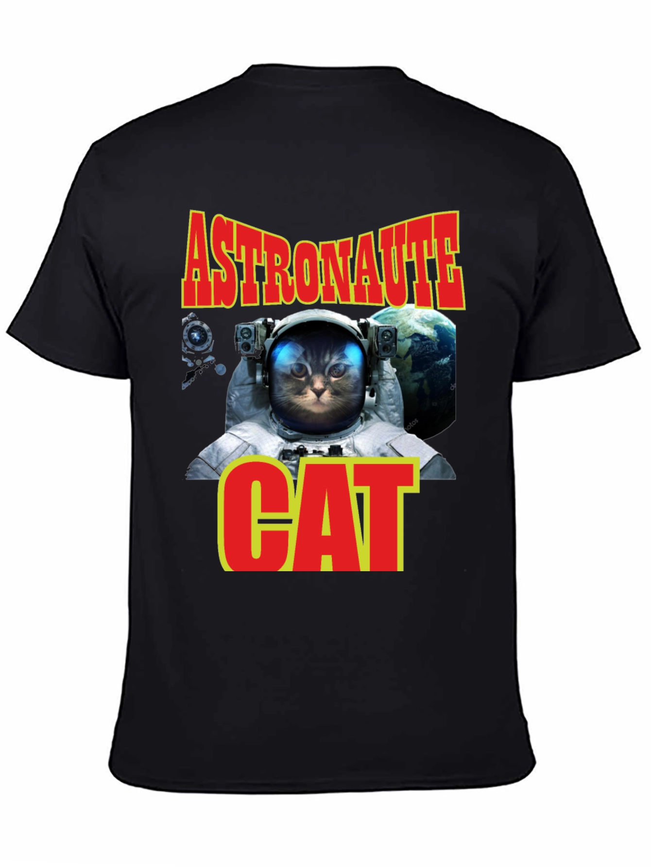 Astronaut Cat T-Shirt - Space Adventure Tee