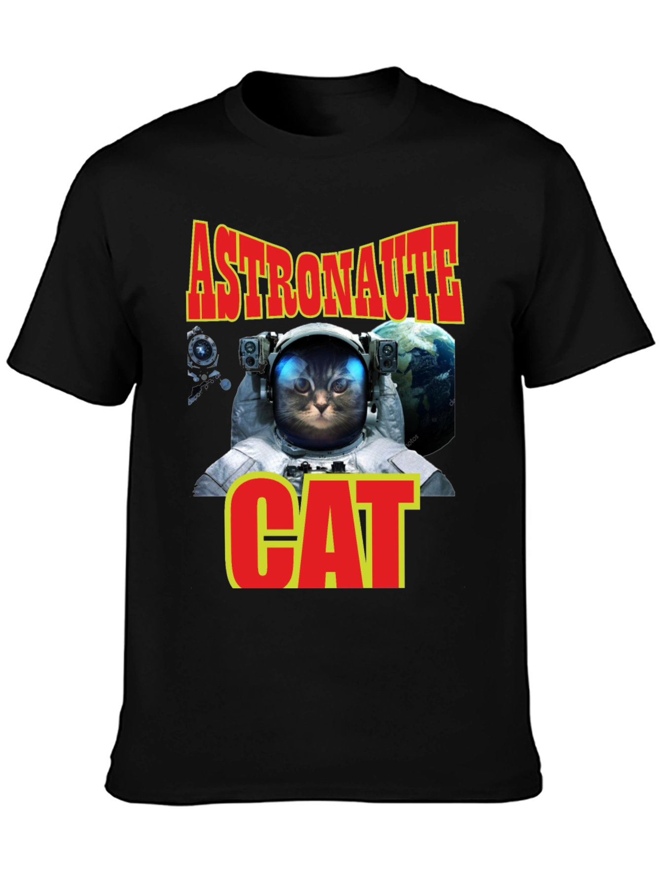Astronaut Cat T-Shirt - Space Adventure Tee