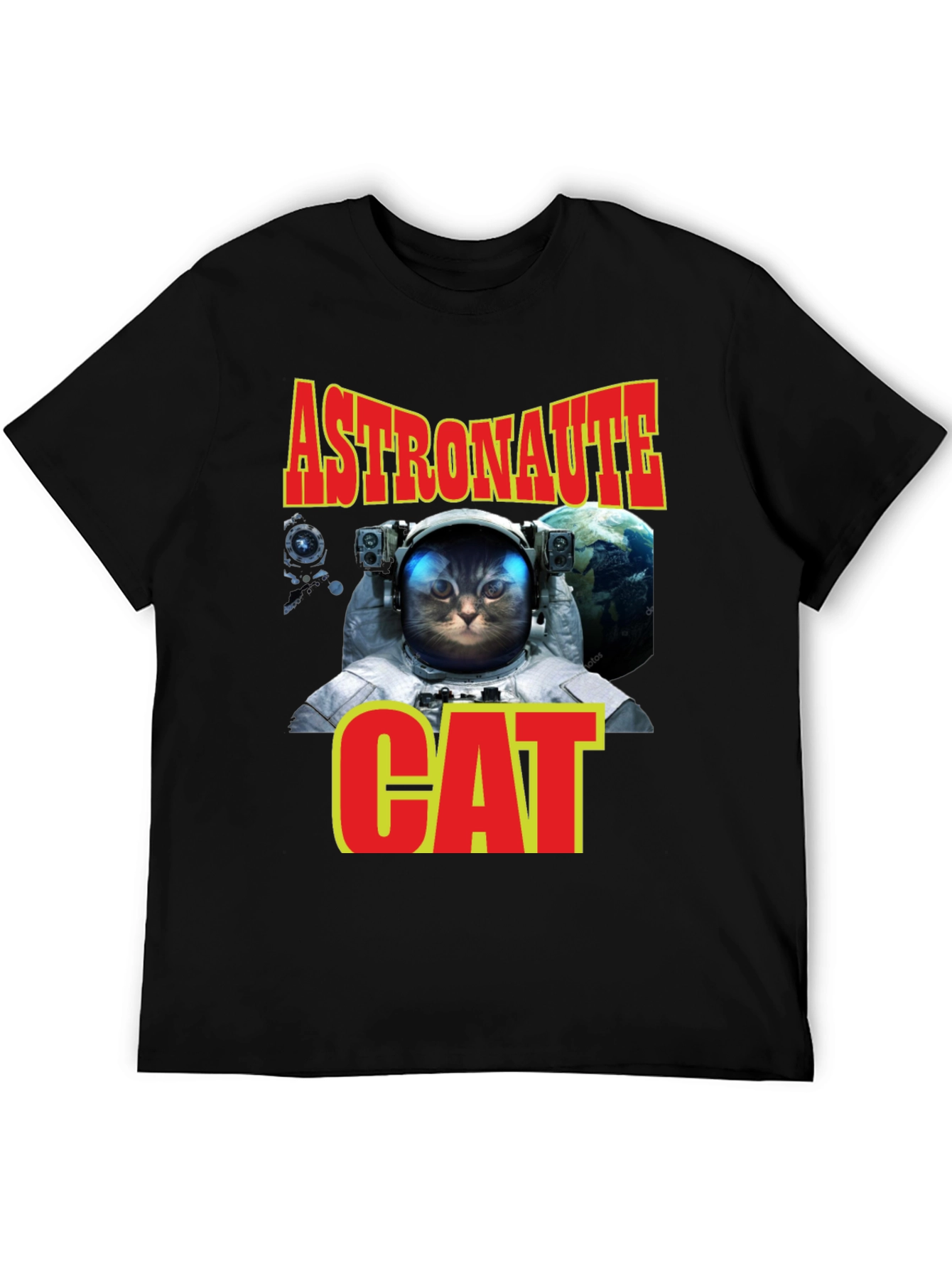 Astronaut Cat T-Shirt - Space Adventure Tee