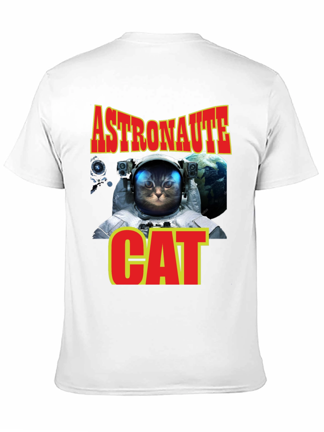 Astronaut Cat T-Shirt - Space Adventure Tee