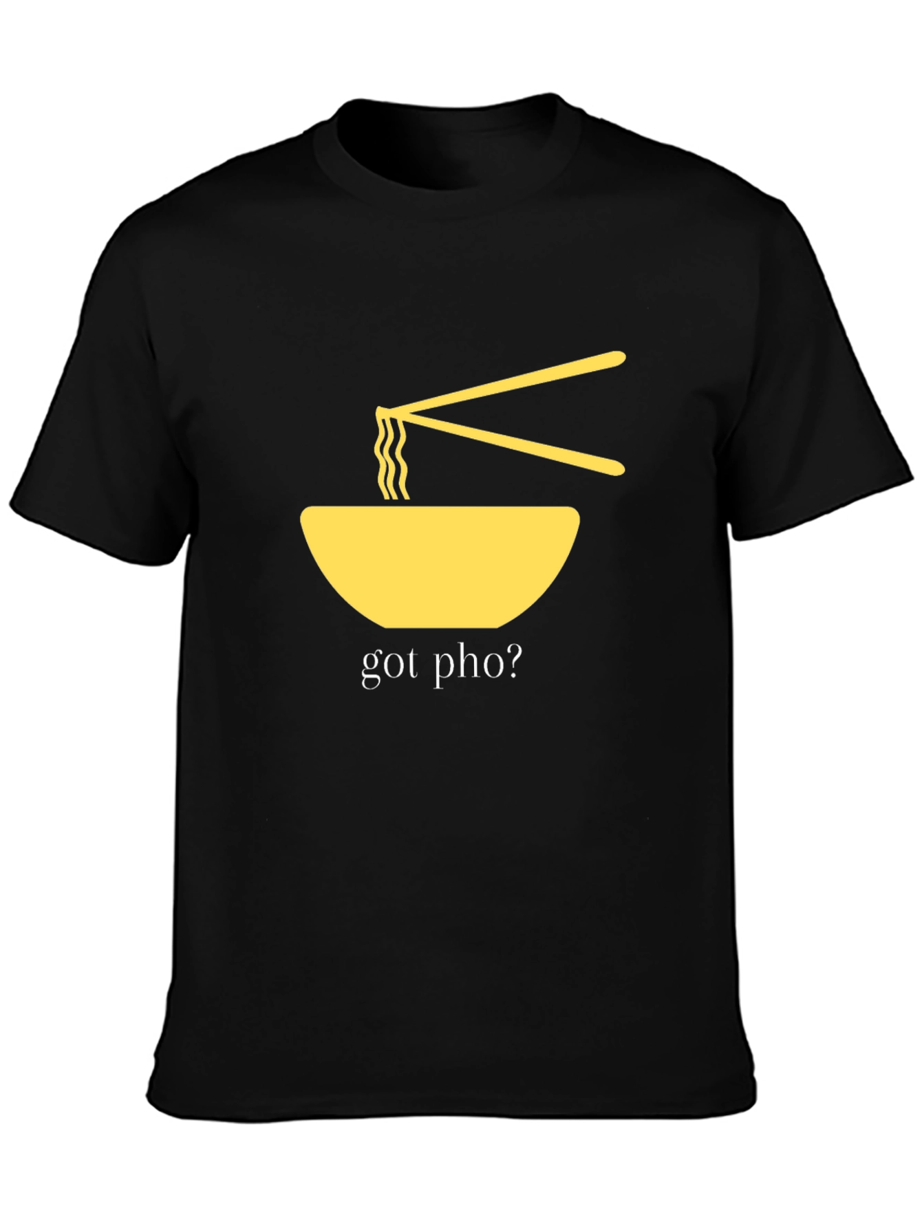 Got Pho? Graphic T-Shirt - Black Casual Wear