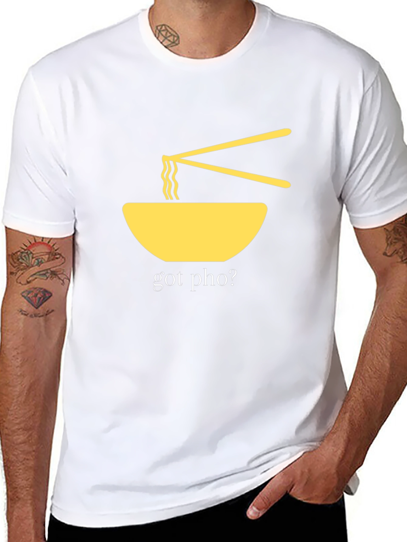 Got Pho? Graphic T-Shirt - Black Casual Wear