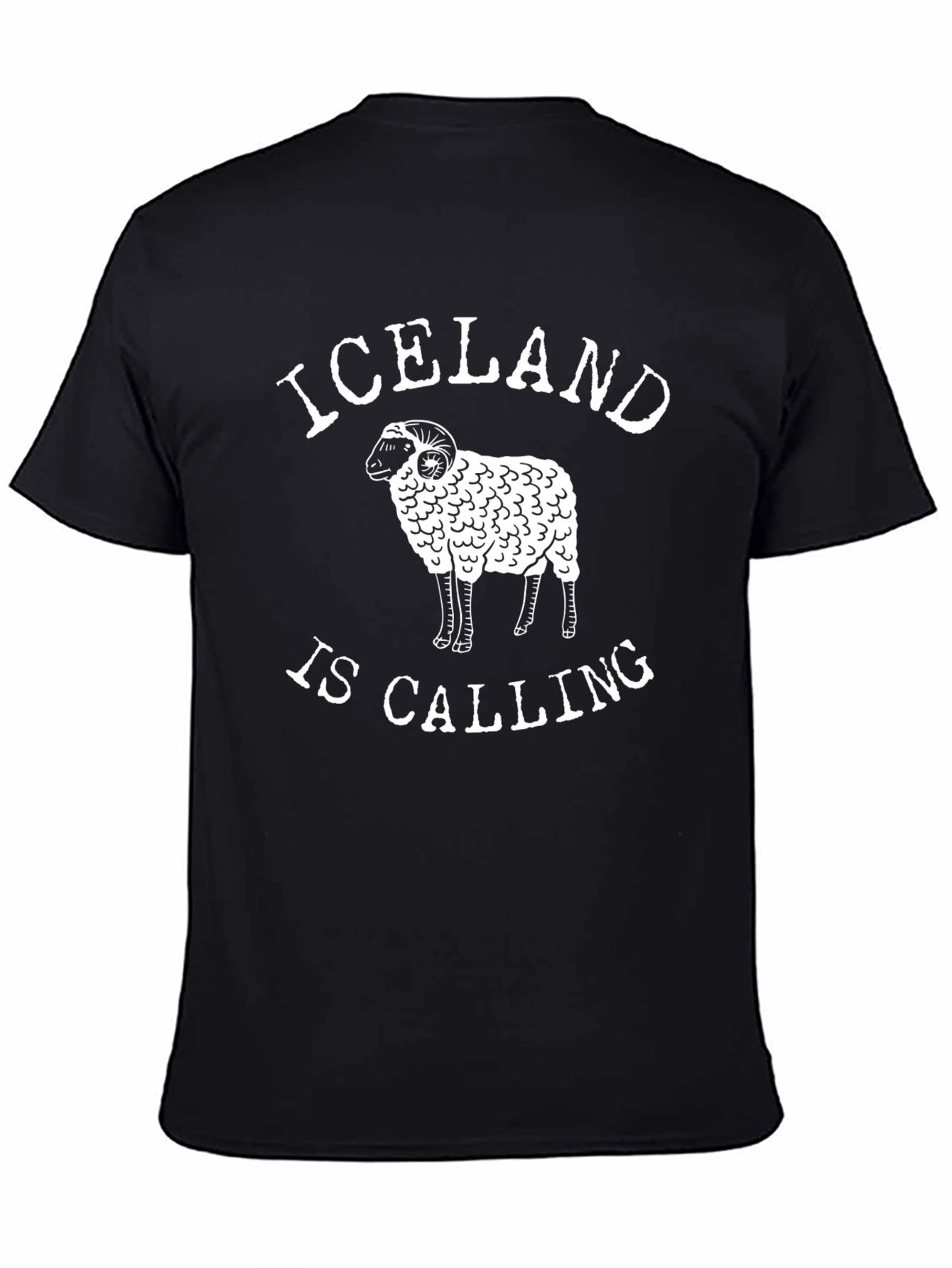 Iceland Calling T-Shirt | Unique Ram Graphic Tee