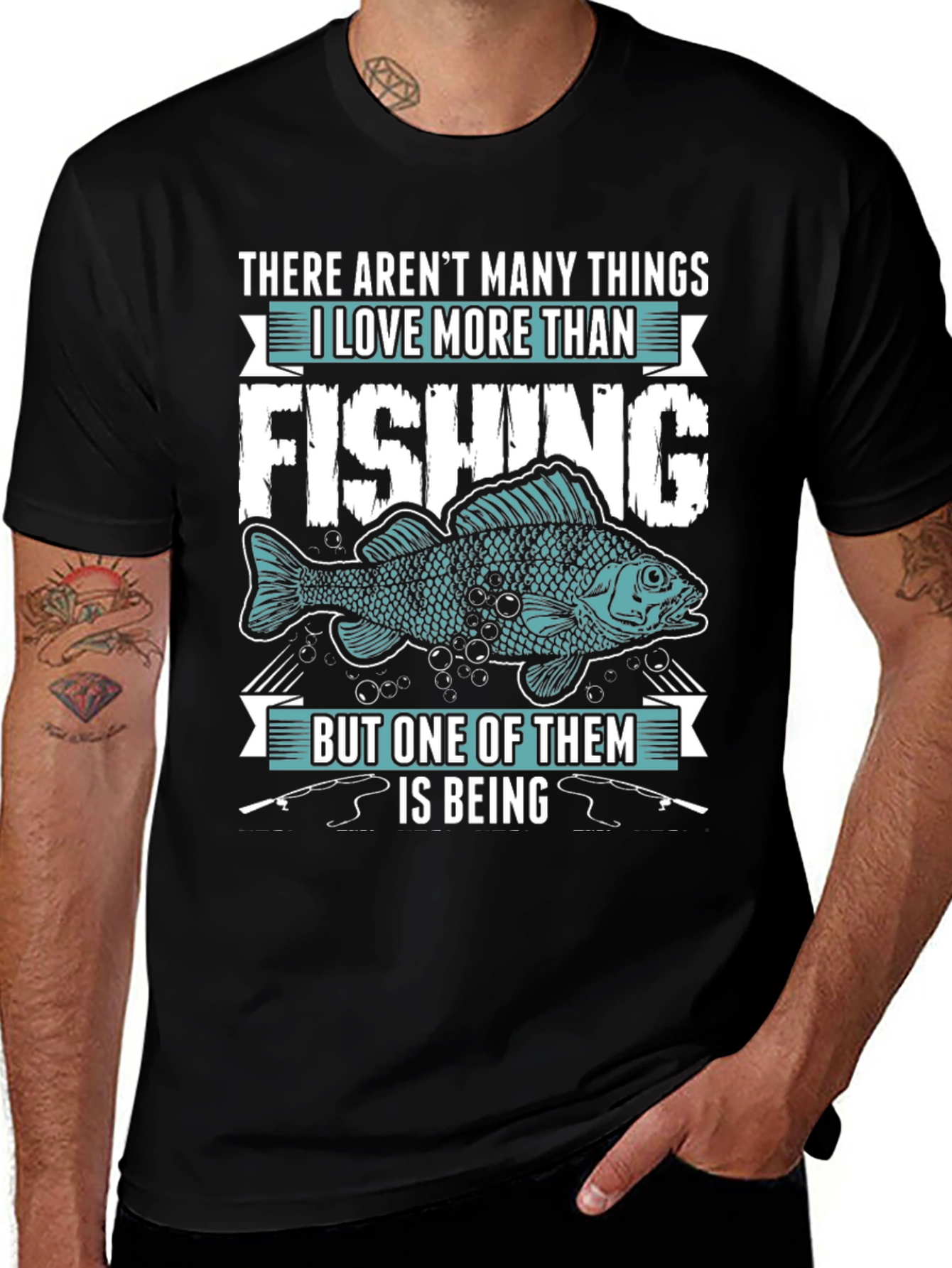 Fishing Lover T-Shirt - Many Things I Love