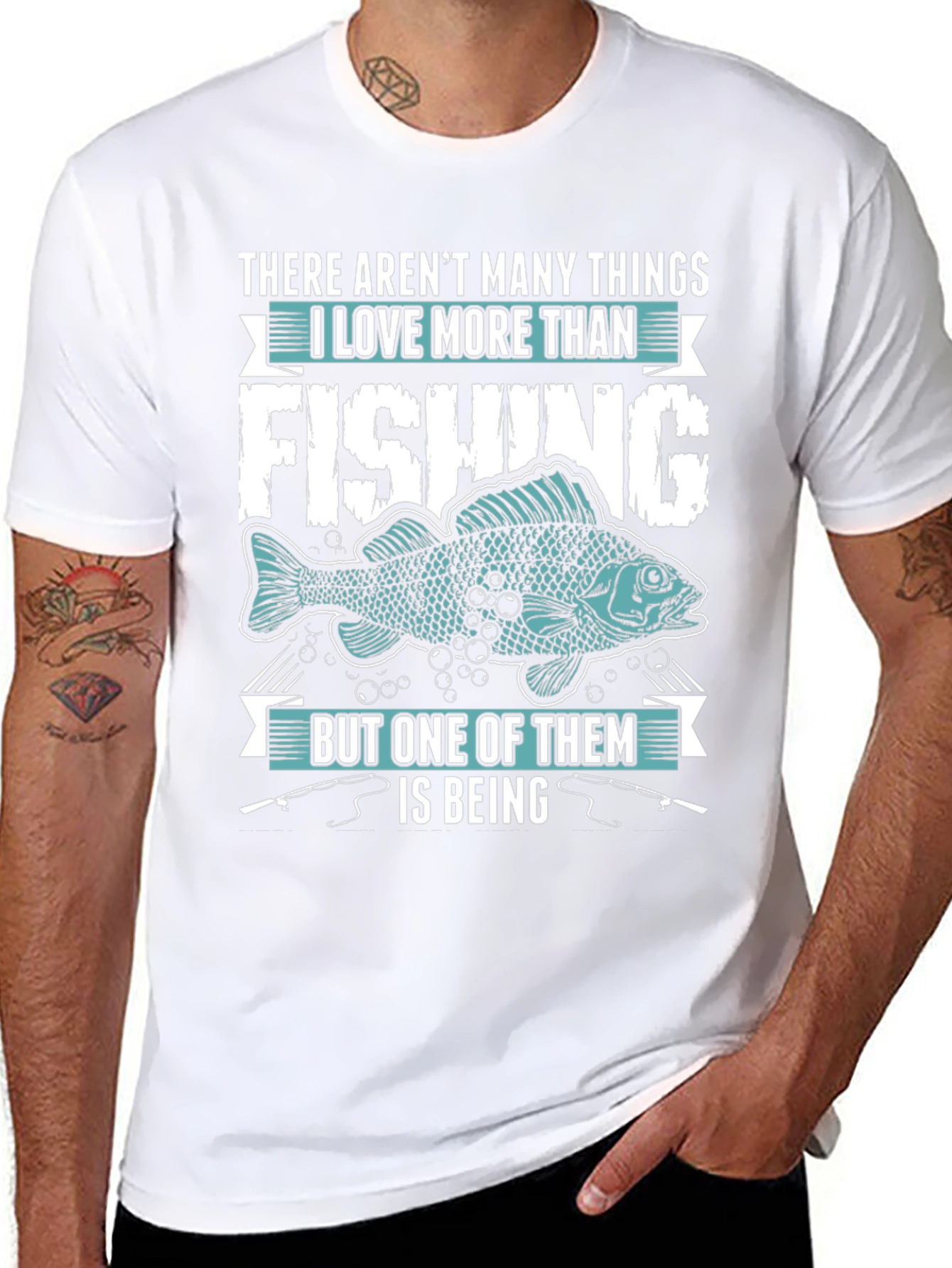 Fishing Lover T-Shirt - Many Things I Love