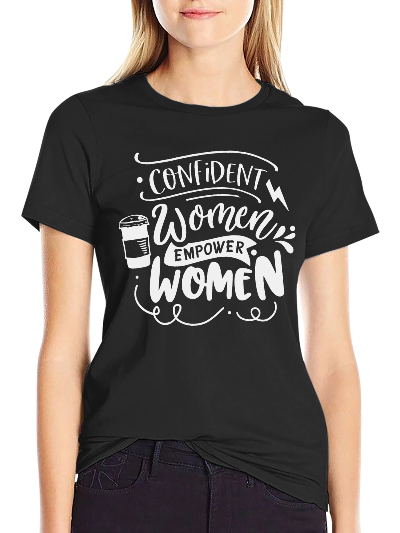 Confident Women Empower Women Graphic T-Shirt